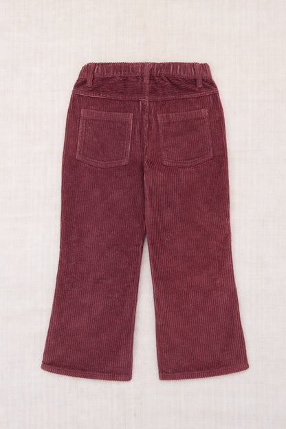 Corduroy Western Slim Flared Pant