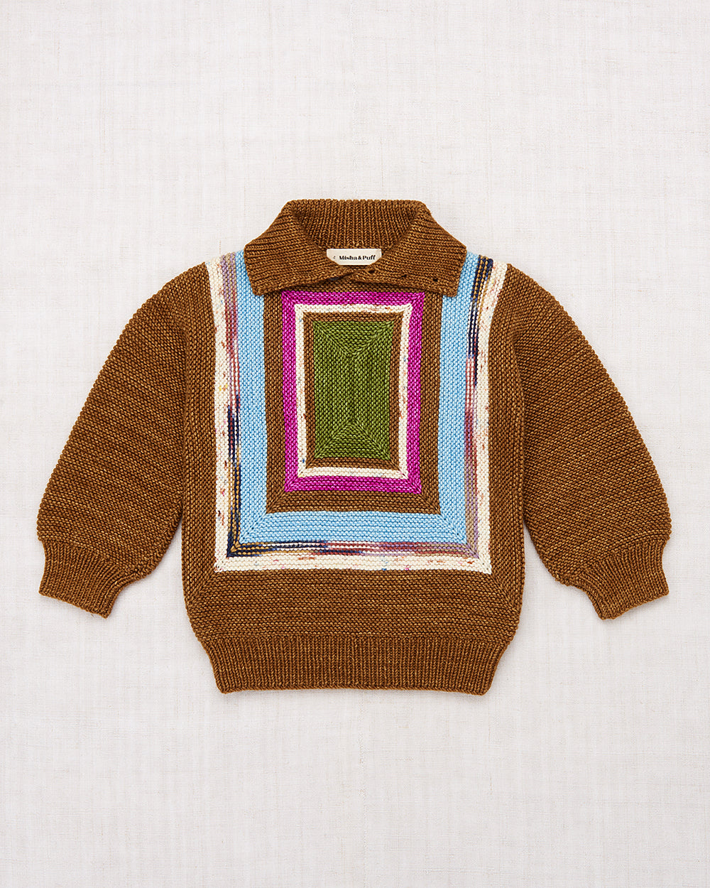 Log Cabin Sweater - Misha & Puff
