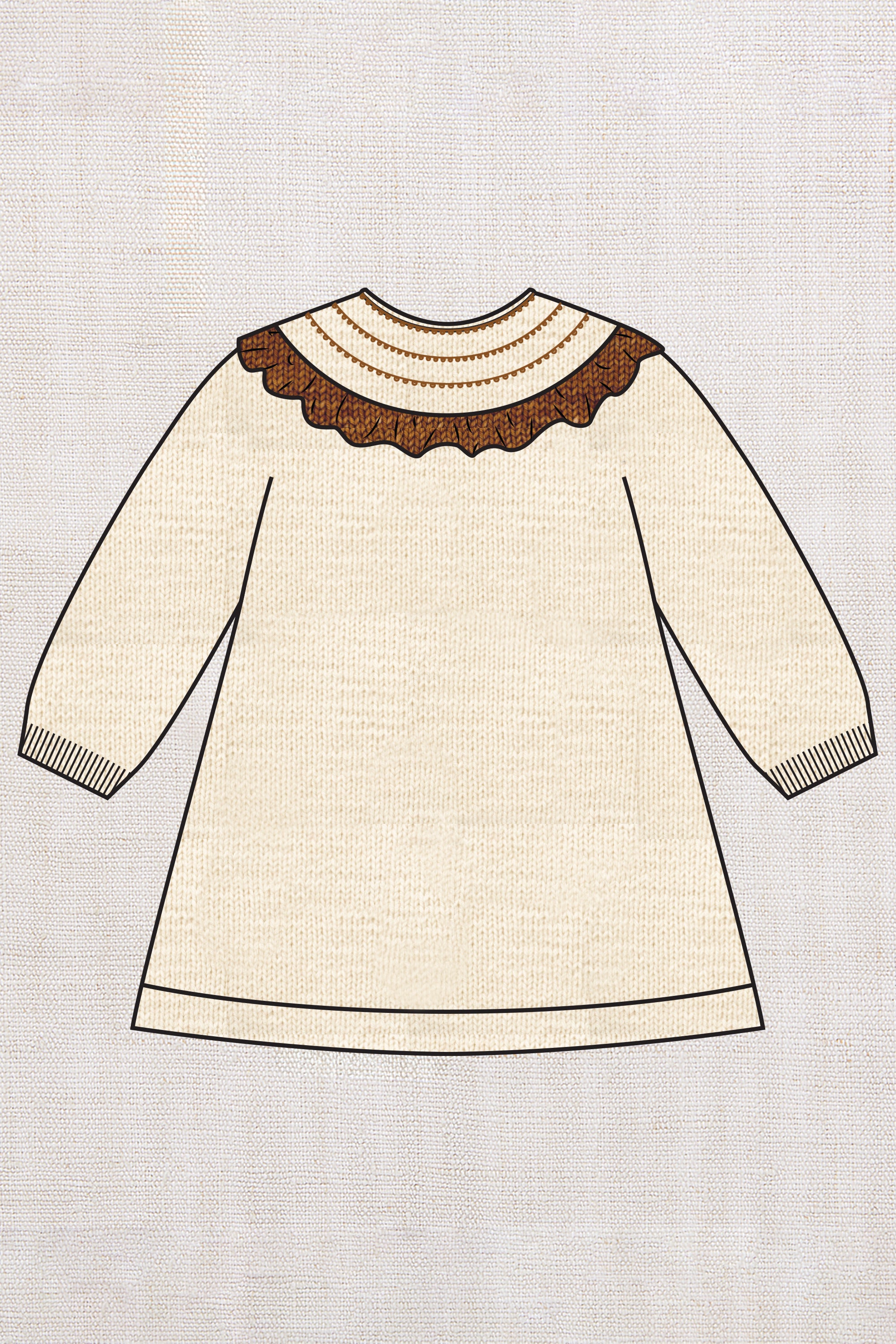 String of Bobbles Dress