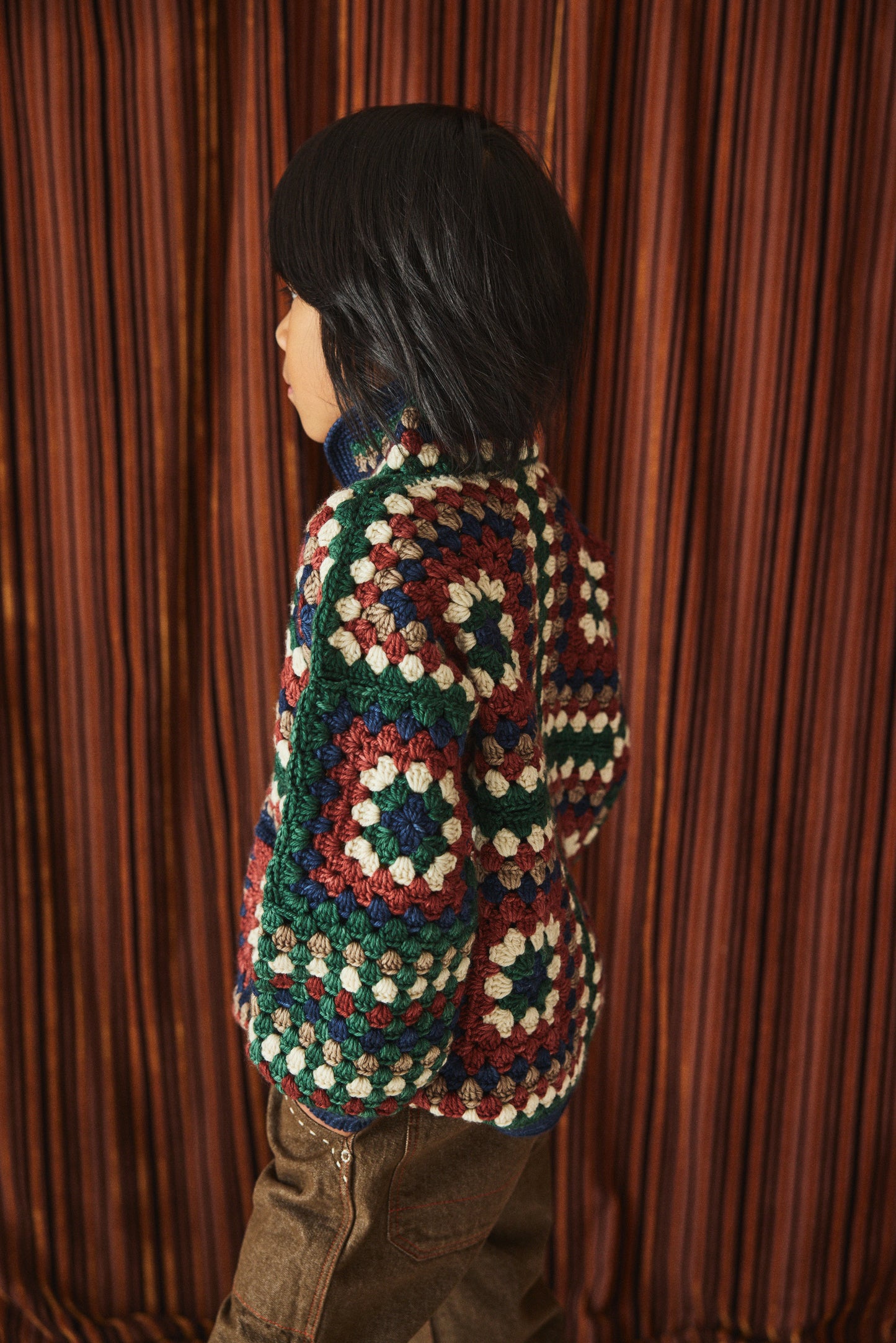 Crochet Big Square Jacket