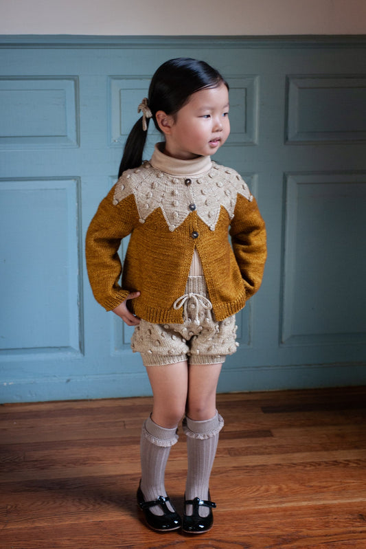 Placed Popcorn Cardigan