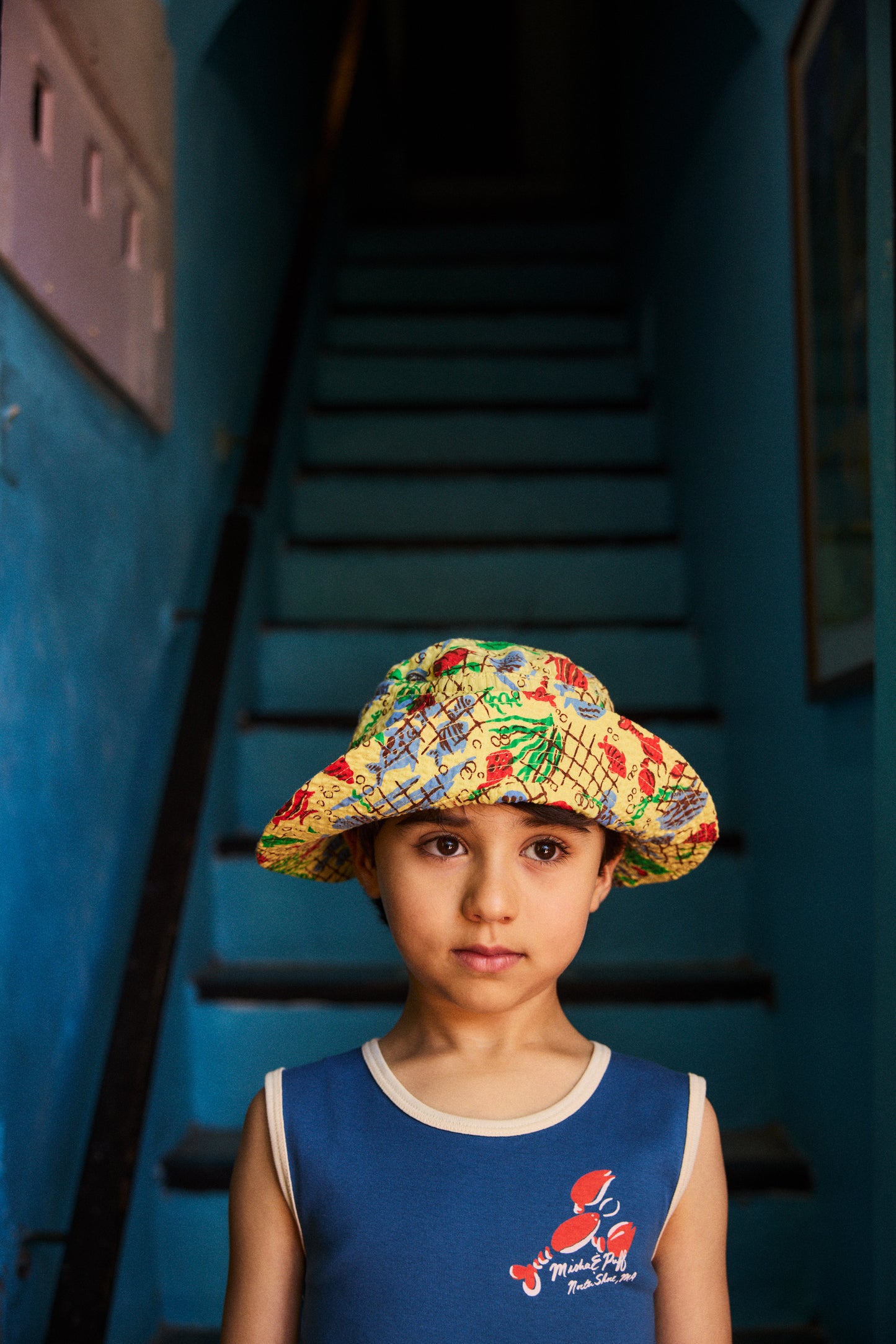 Seersucker Bucket Hat