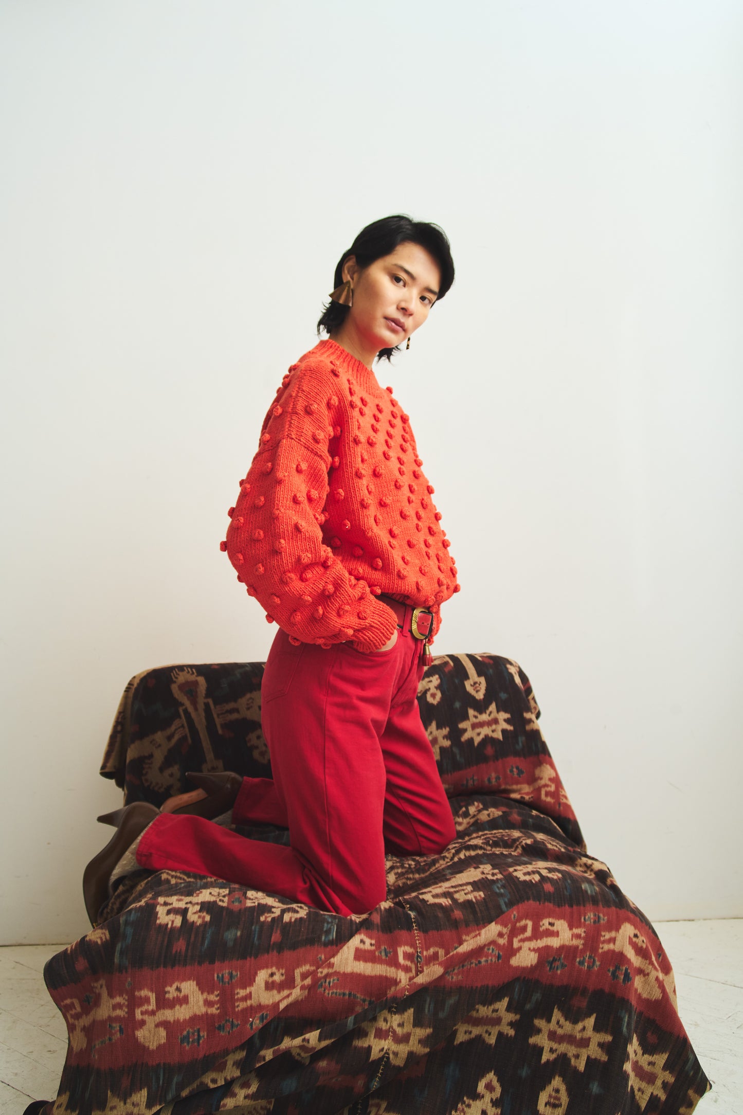 Puff Popcorn Sweater