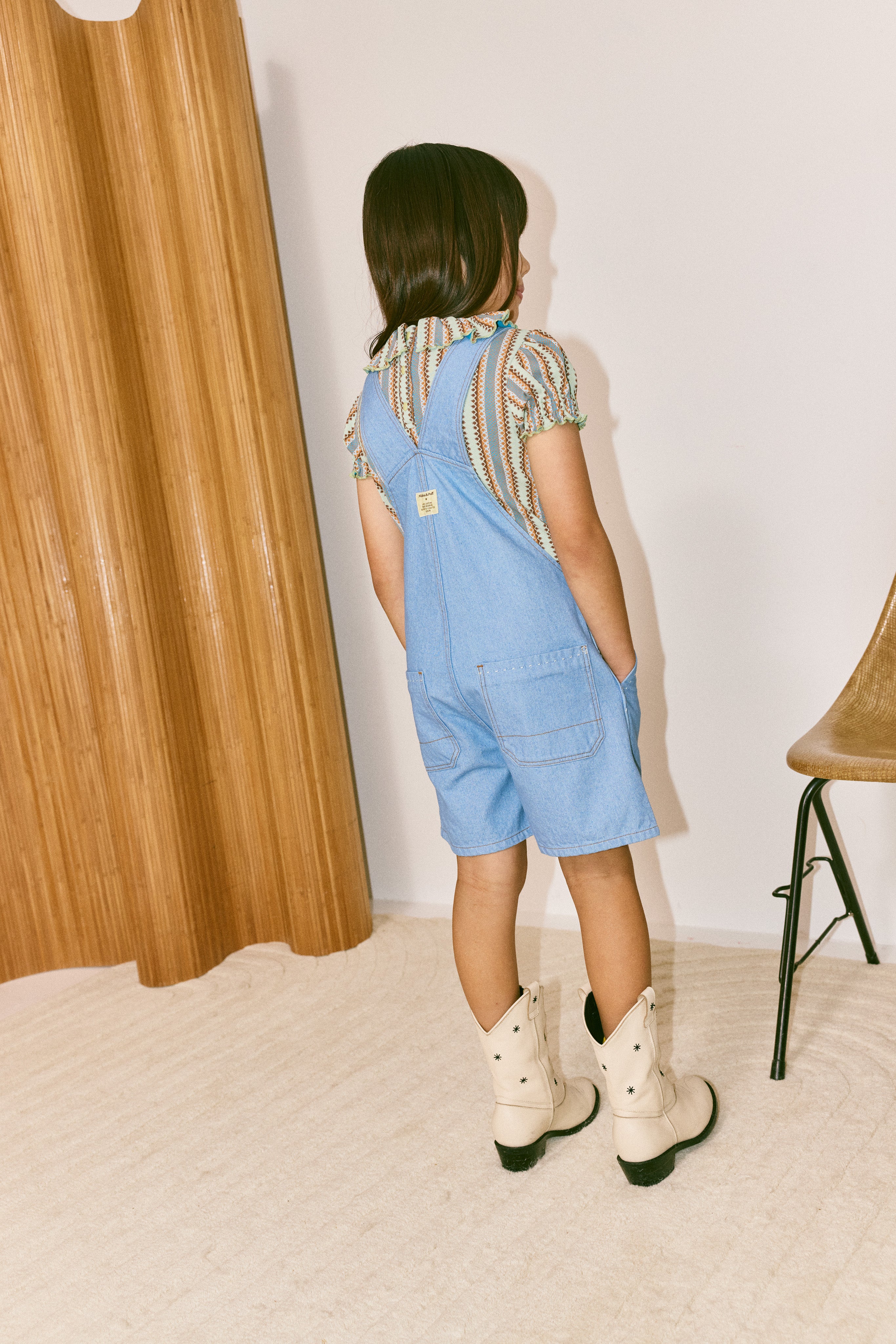 Zip Overall Shorts – Misha & Puff