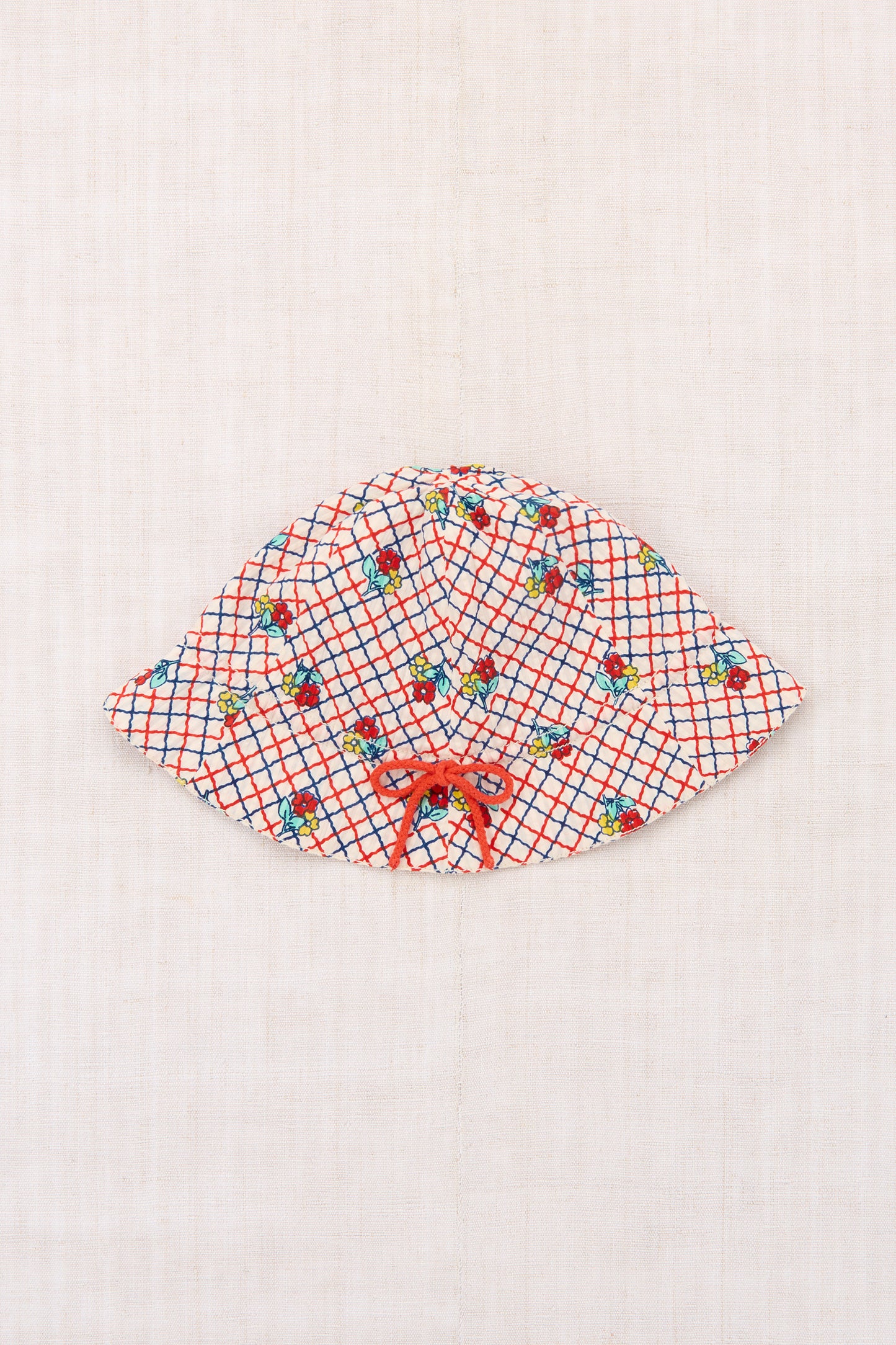 Seersucker Picnic Hat