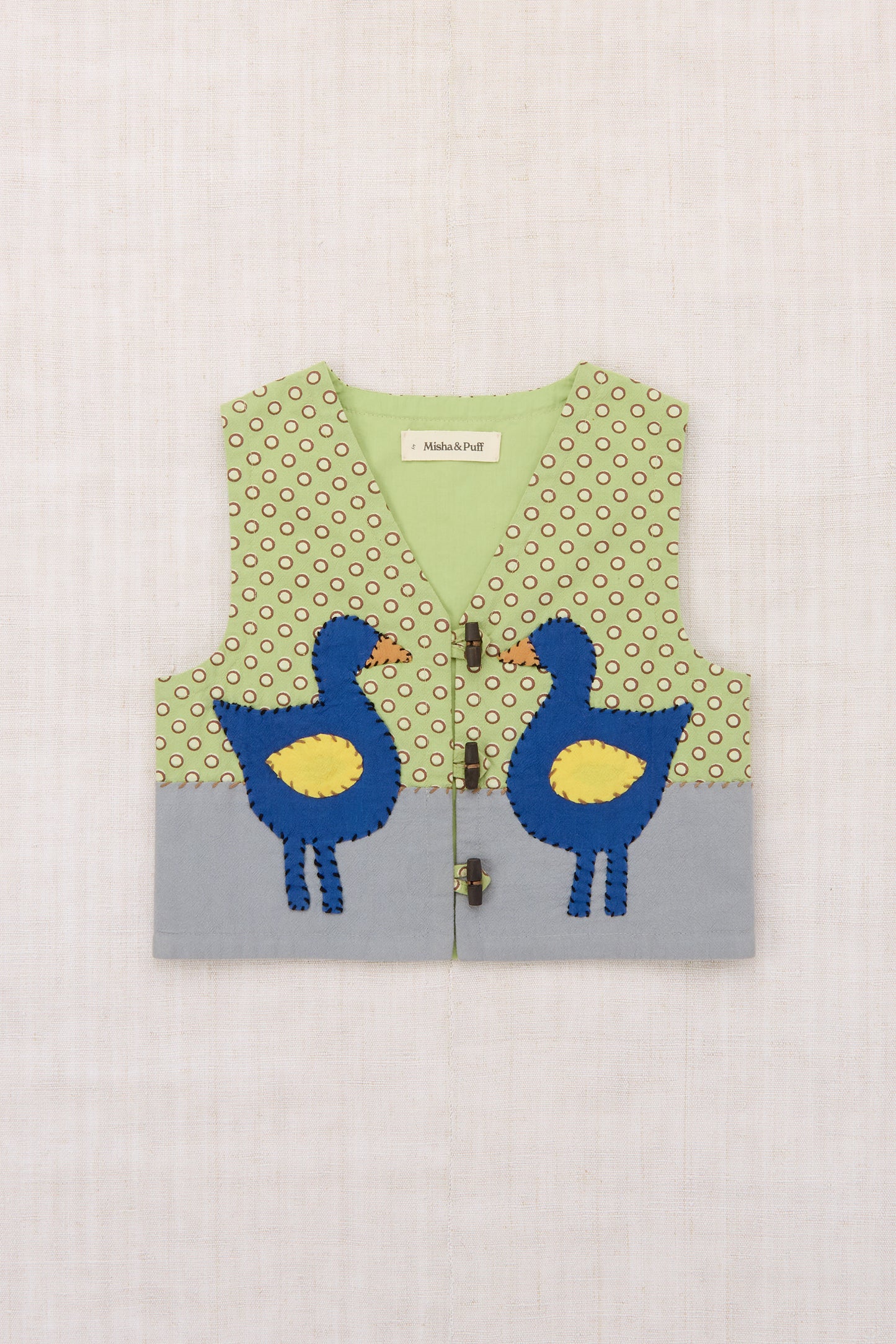 Flock Appliqué Vest