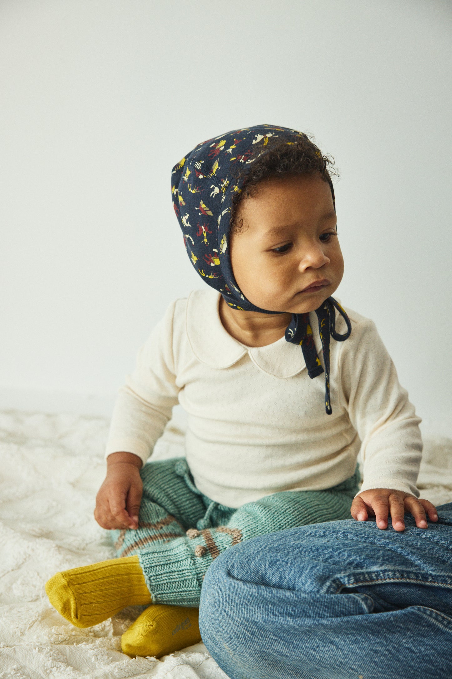 Baby Pointelle Petit Collar Onesie