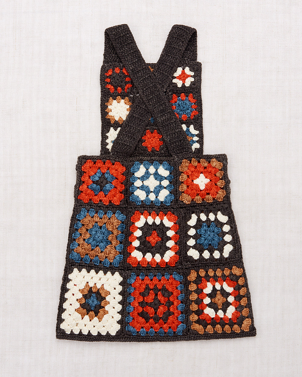 Crochet Square Pinafore - Misha & Puff