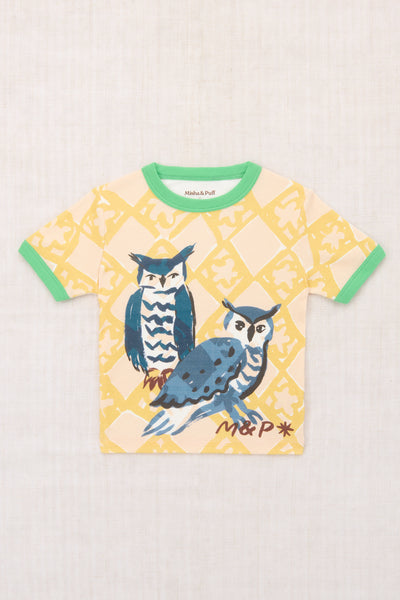 Owl Friends Ringer Tee – Misha & Puff