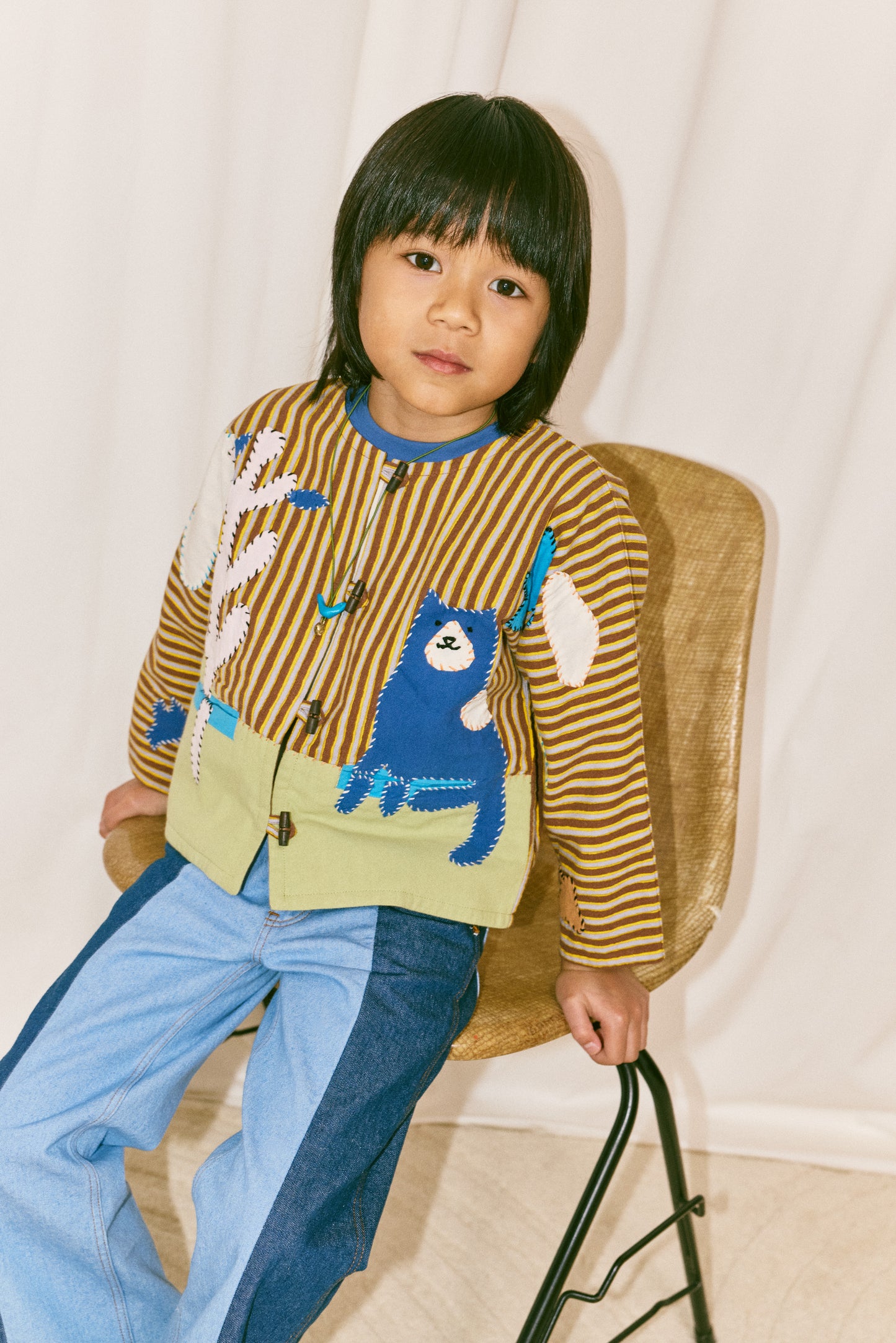 Catscape Appliqué Jacket