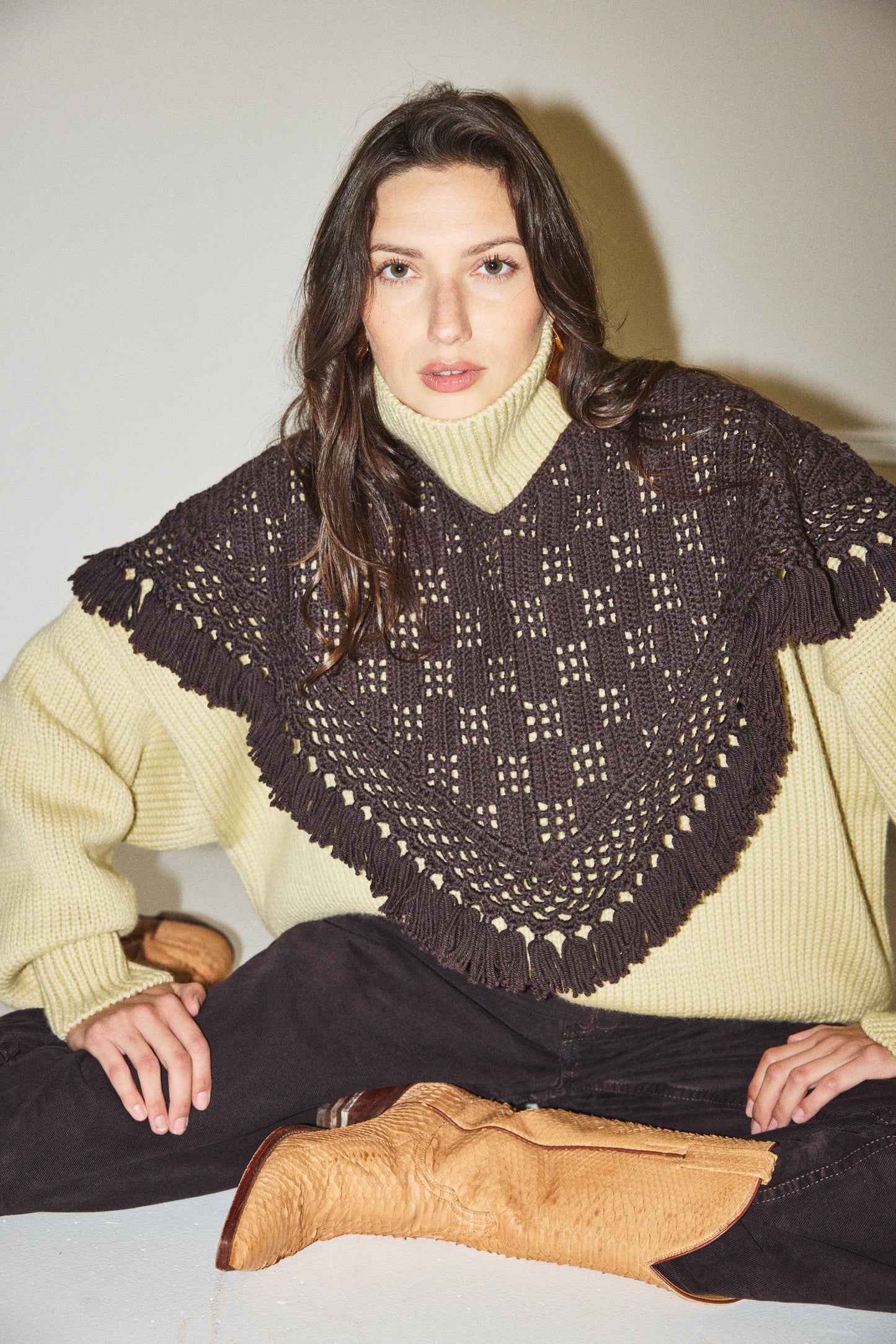 Lattice Crochet Capelet