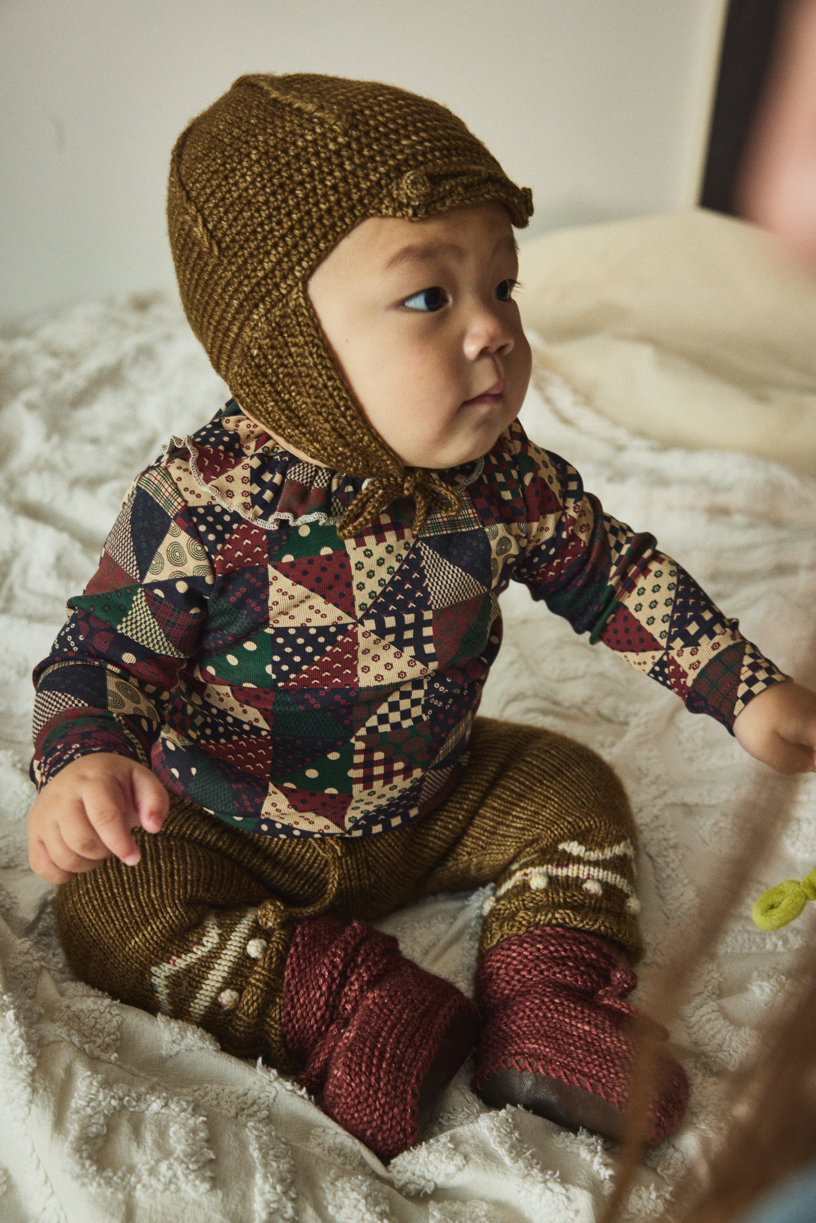 Baby Trapper Hat – Misha & Puff