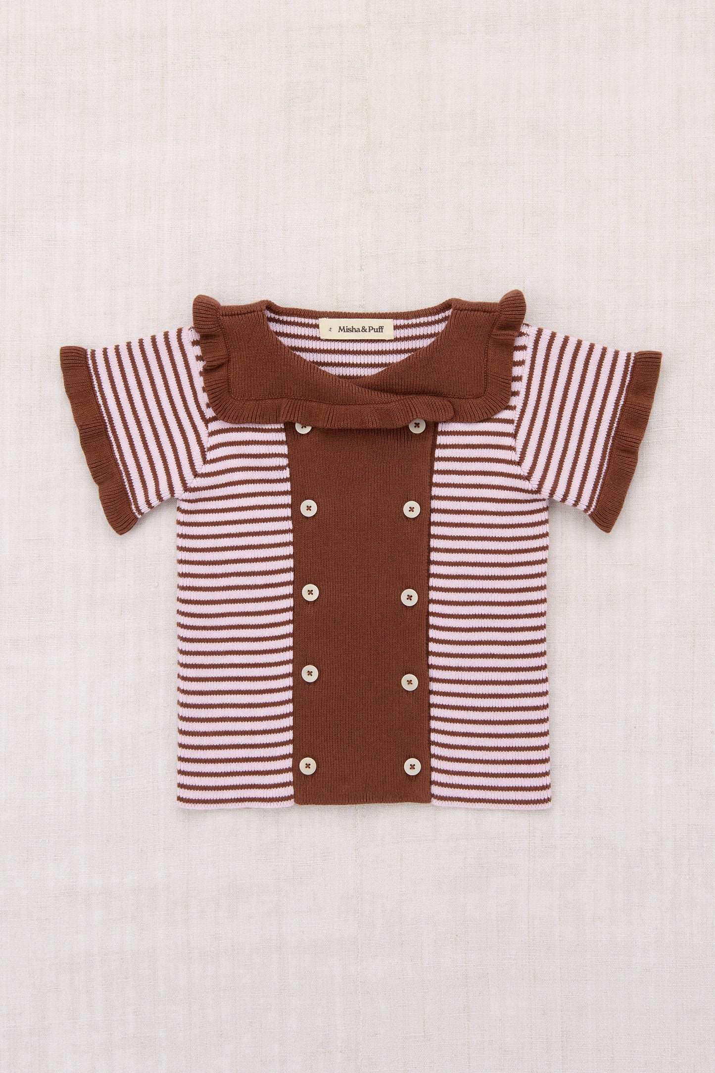 Ruffle Sailor Cardigan