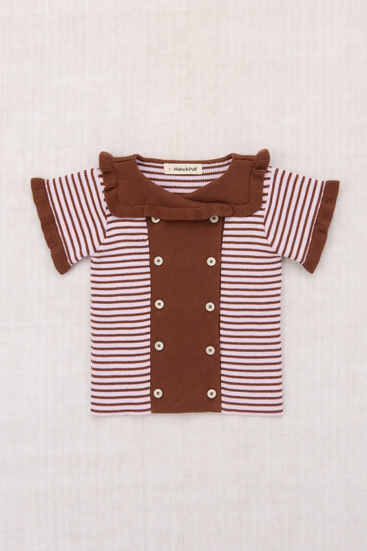 Ruffle Sailor Cardigan