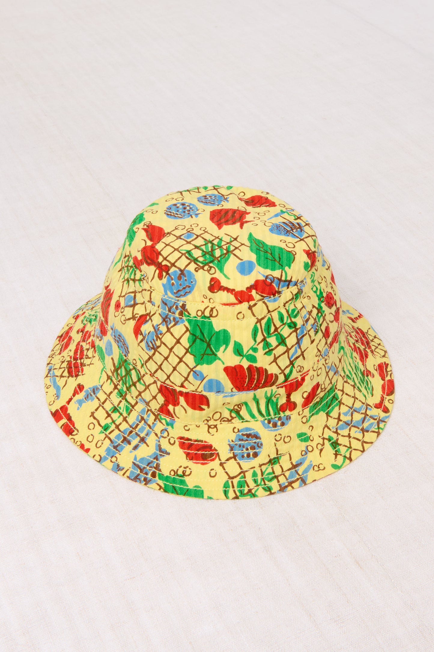 Seersucker Bucket Hat