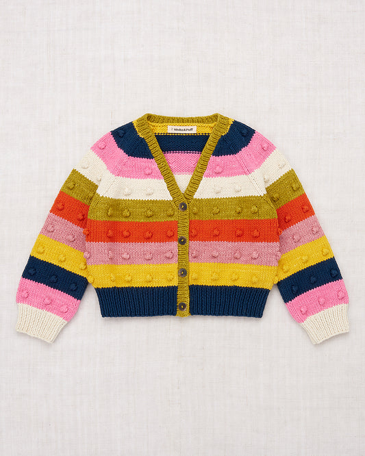 Popcorn Stripe Cardigan