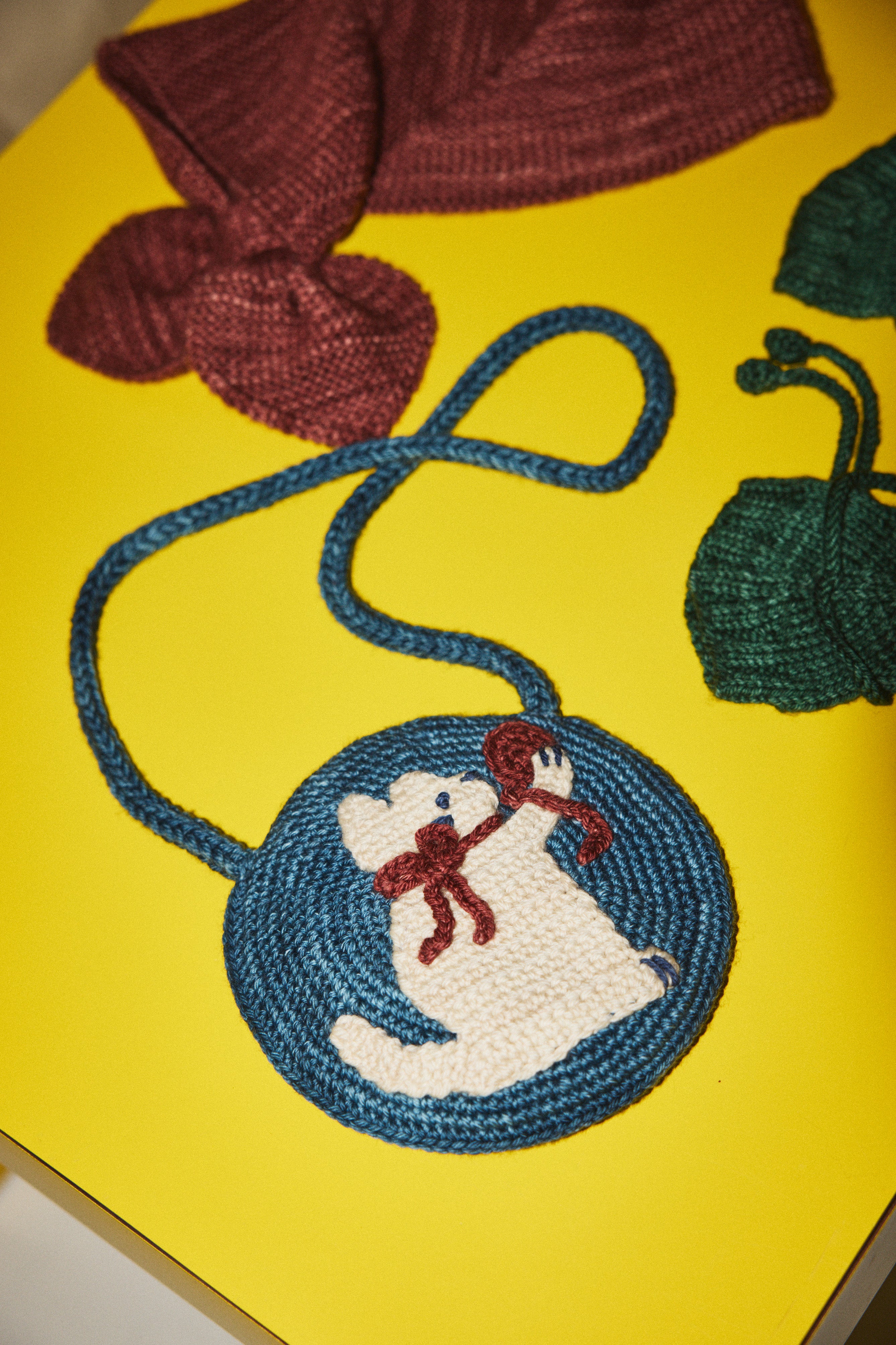 Meadow Yarn Cat Circle Bag – Misha & Puff