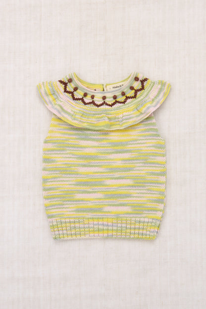 Zig Zag Ruffle Tank