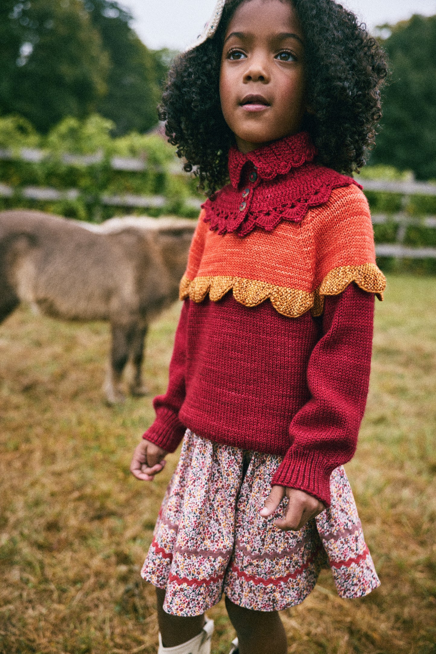 Crochet Button Collar