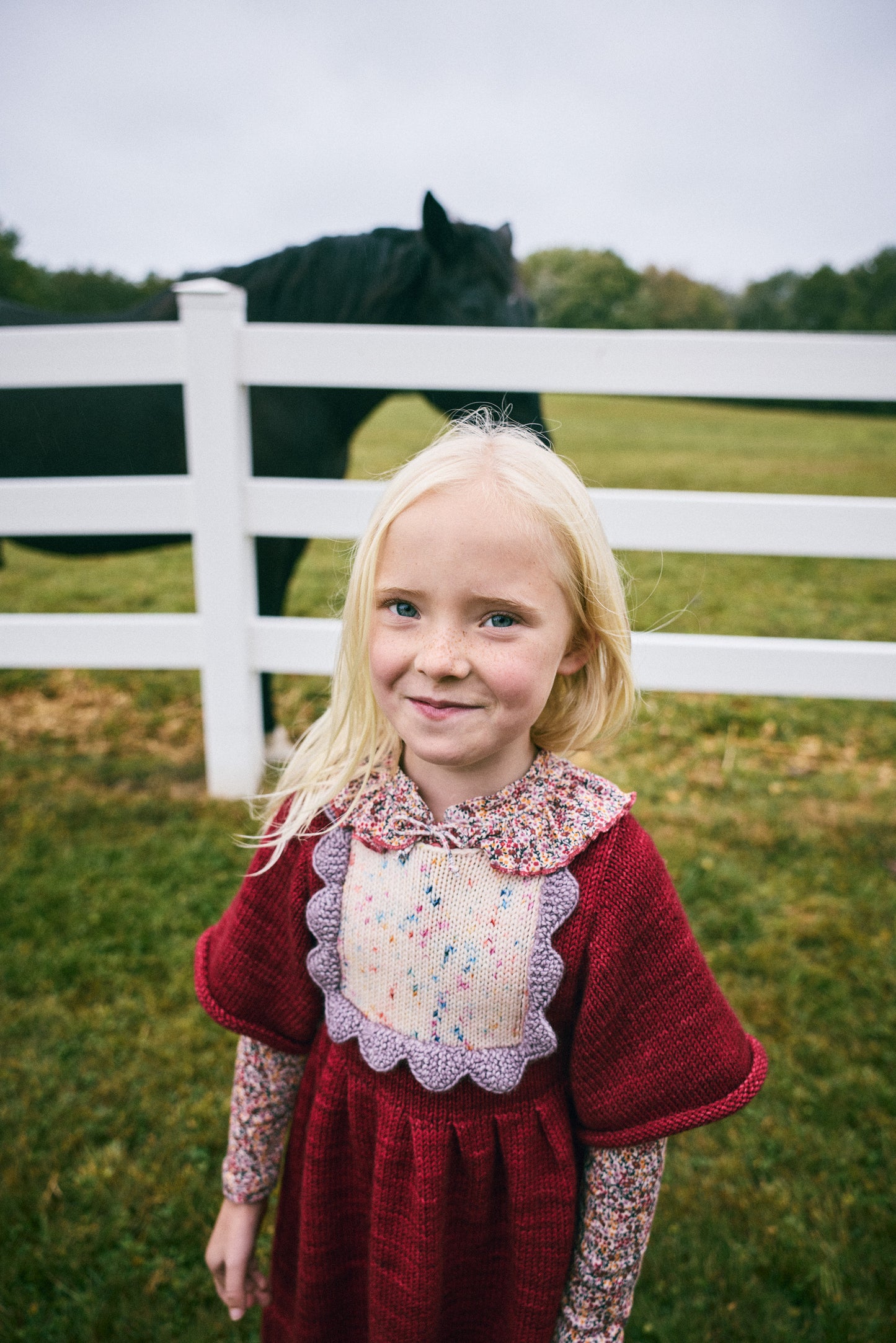 Scallop Bib Dress