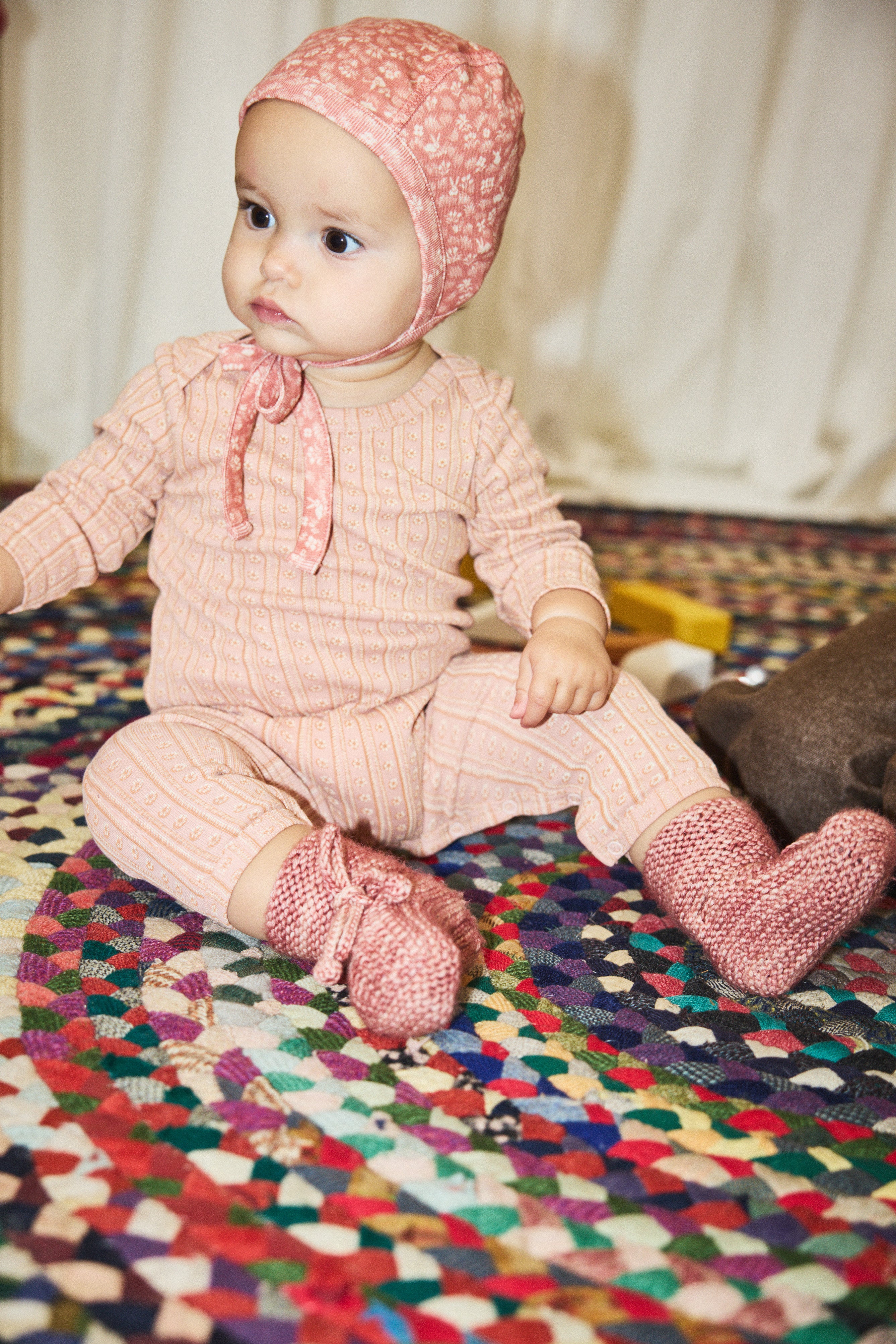 misha&puff Baby Snap Overall 花鉄MTO/ 3-6m misha&puff Baby Snap Overall 花鉄MTO/ 3-6m misha&puff Baby Snap