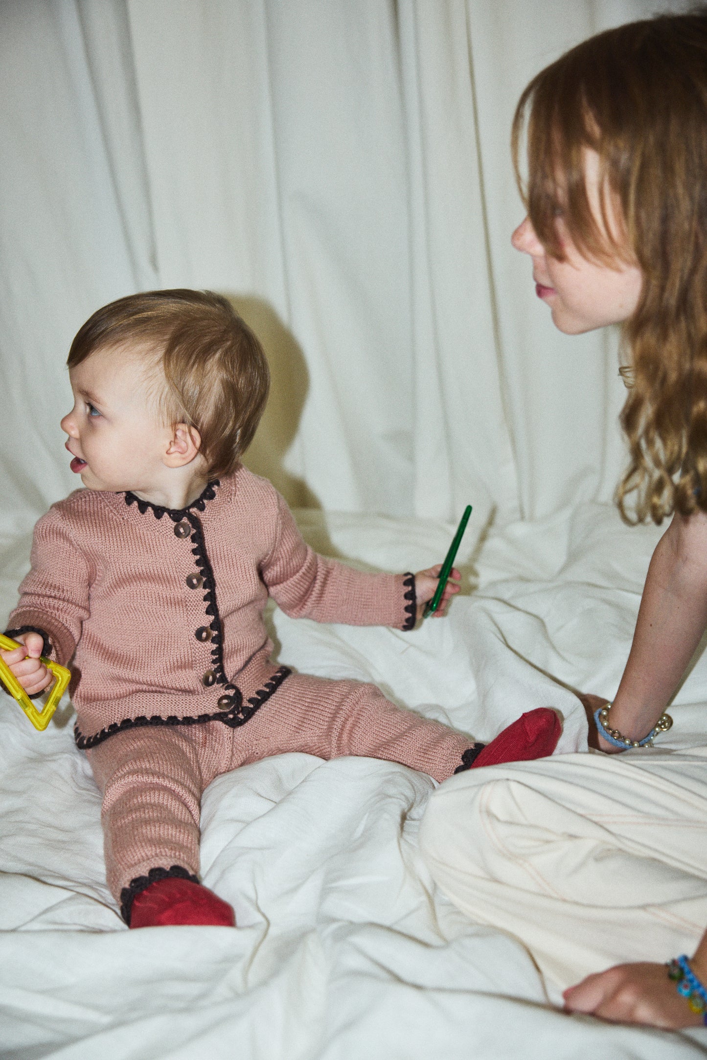 Baby Crochet Trim Darling Cardigan