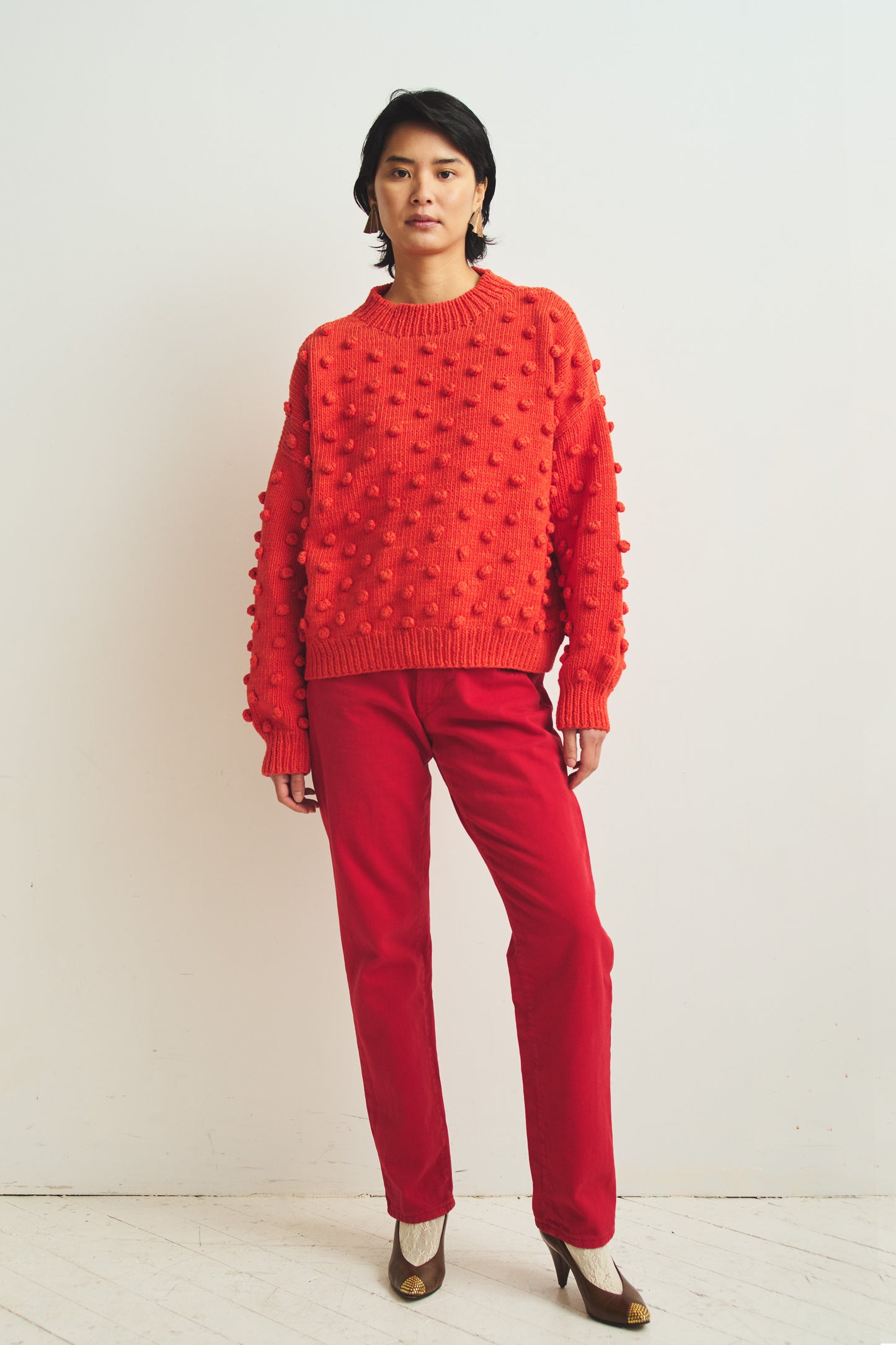 Puff Popcorn Sweater