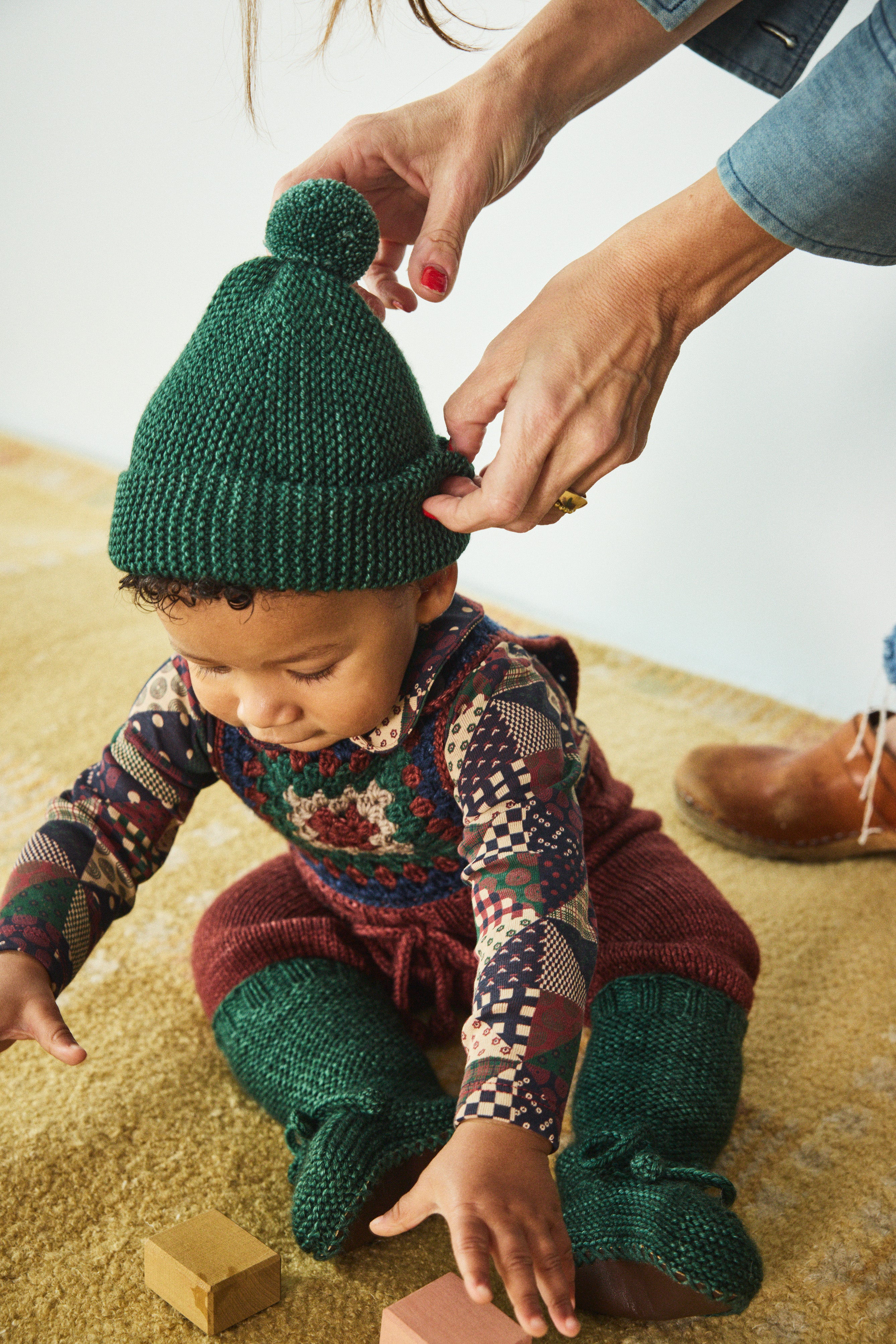 帽子 misha&puff Strata Garter Hat Atlantic misha&puff Strata Garter Hat Atlantic 【公式通販】