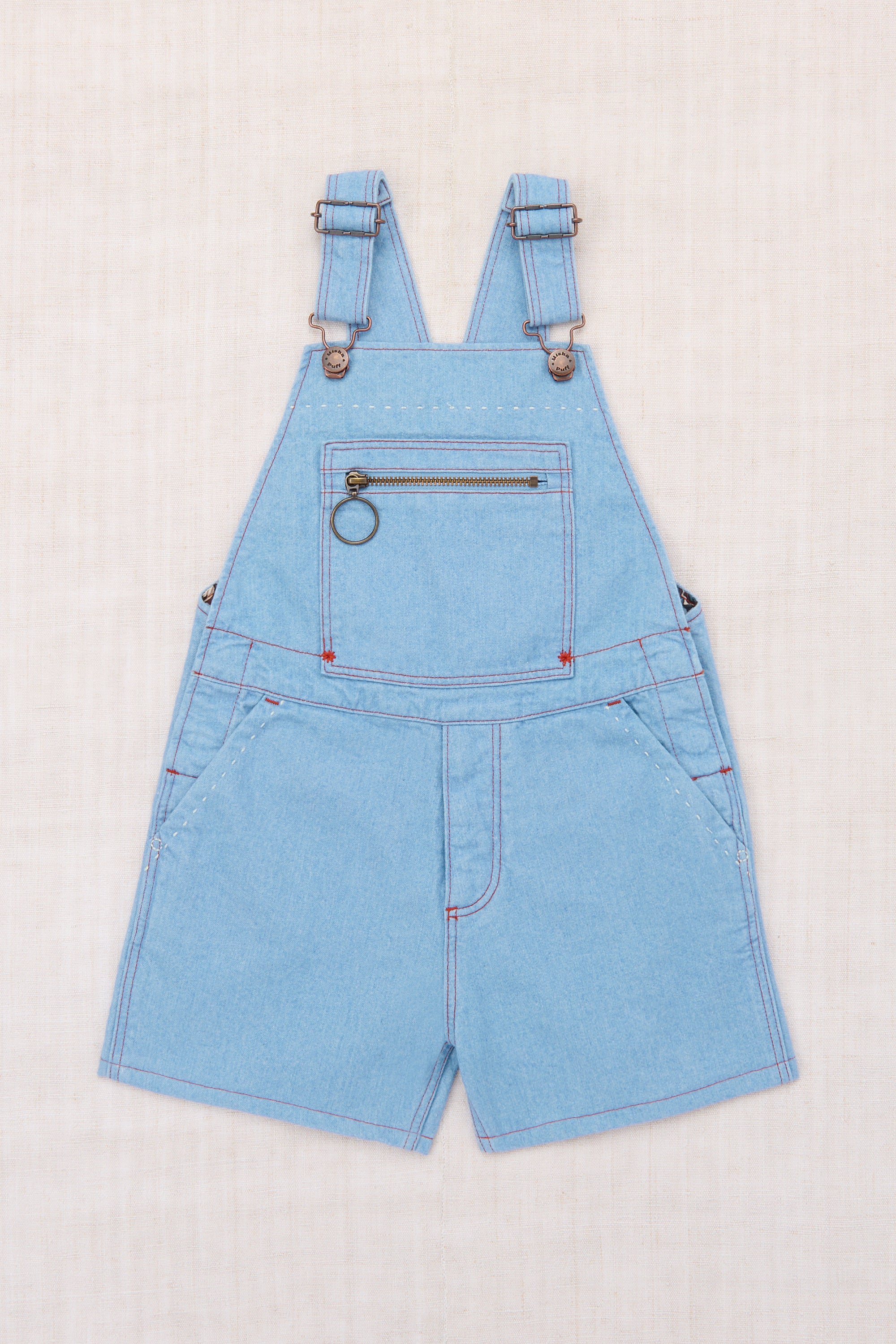 Zip Overall Shorts – Misha & Puff