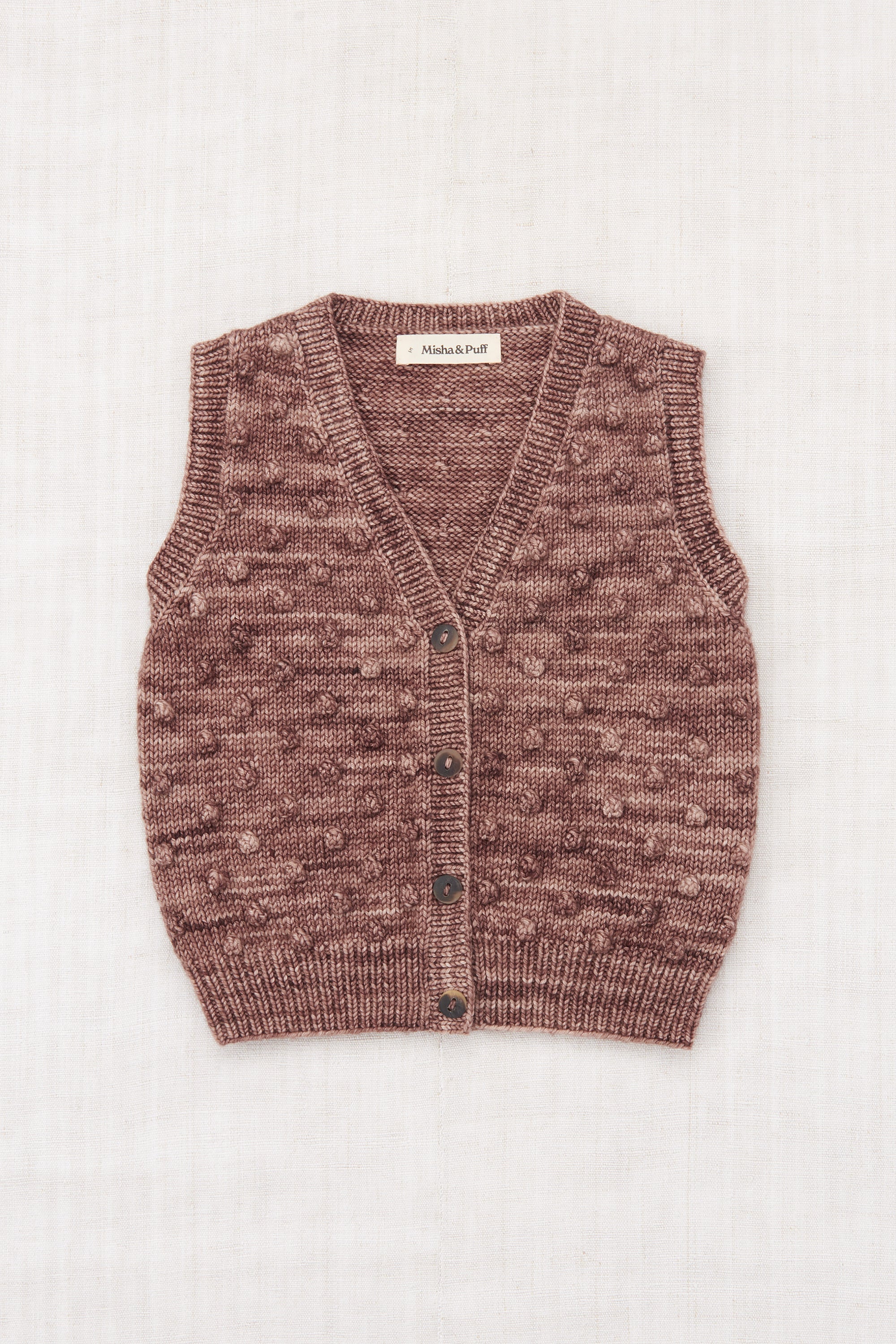 Auggie Popcorn Vest – Misha & Puff