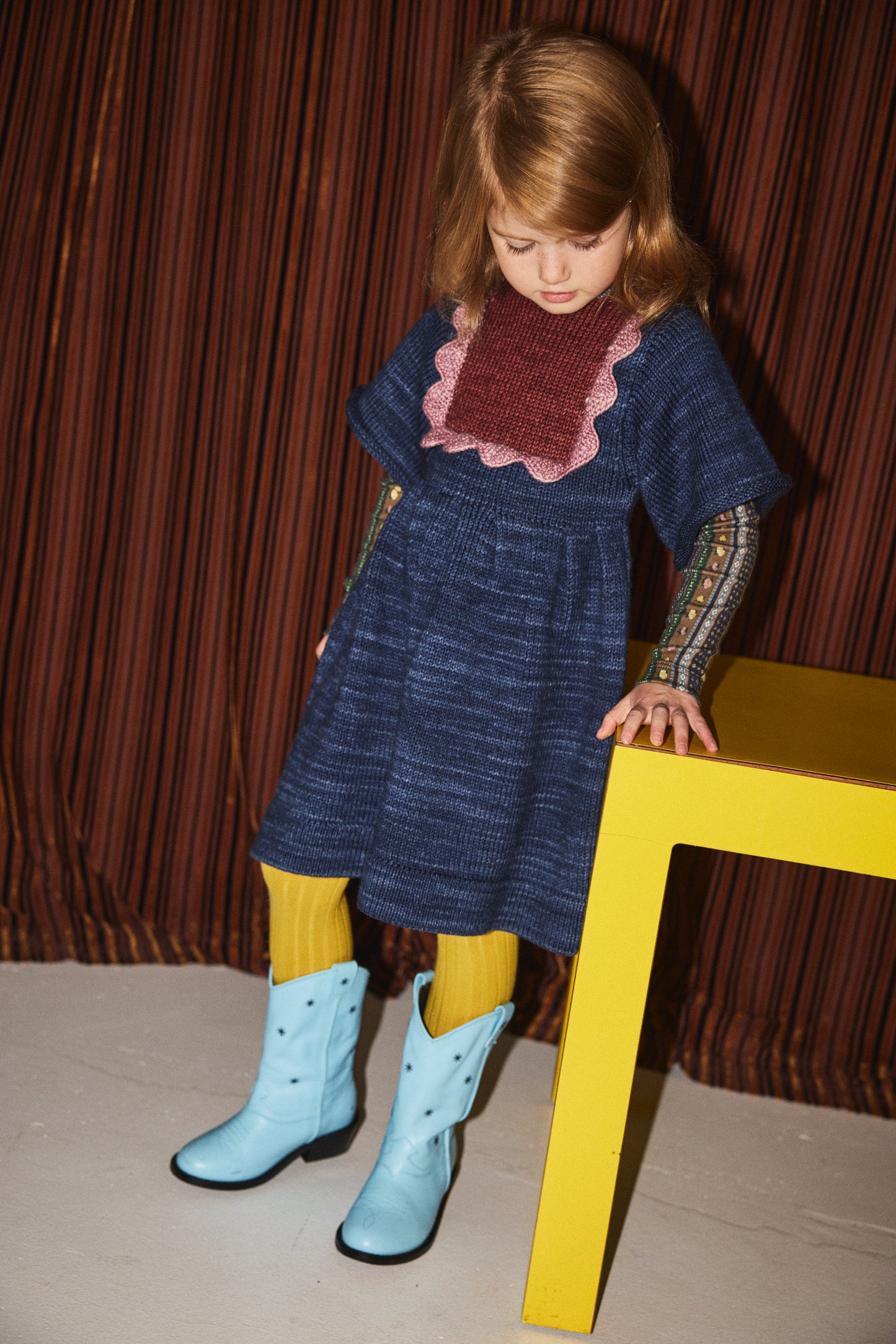 Scallop Bib Dress Misha & Puff Scallop Bib Dress Misha & Puff