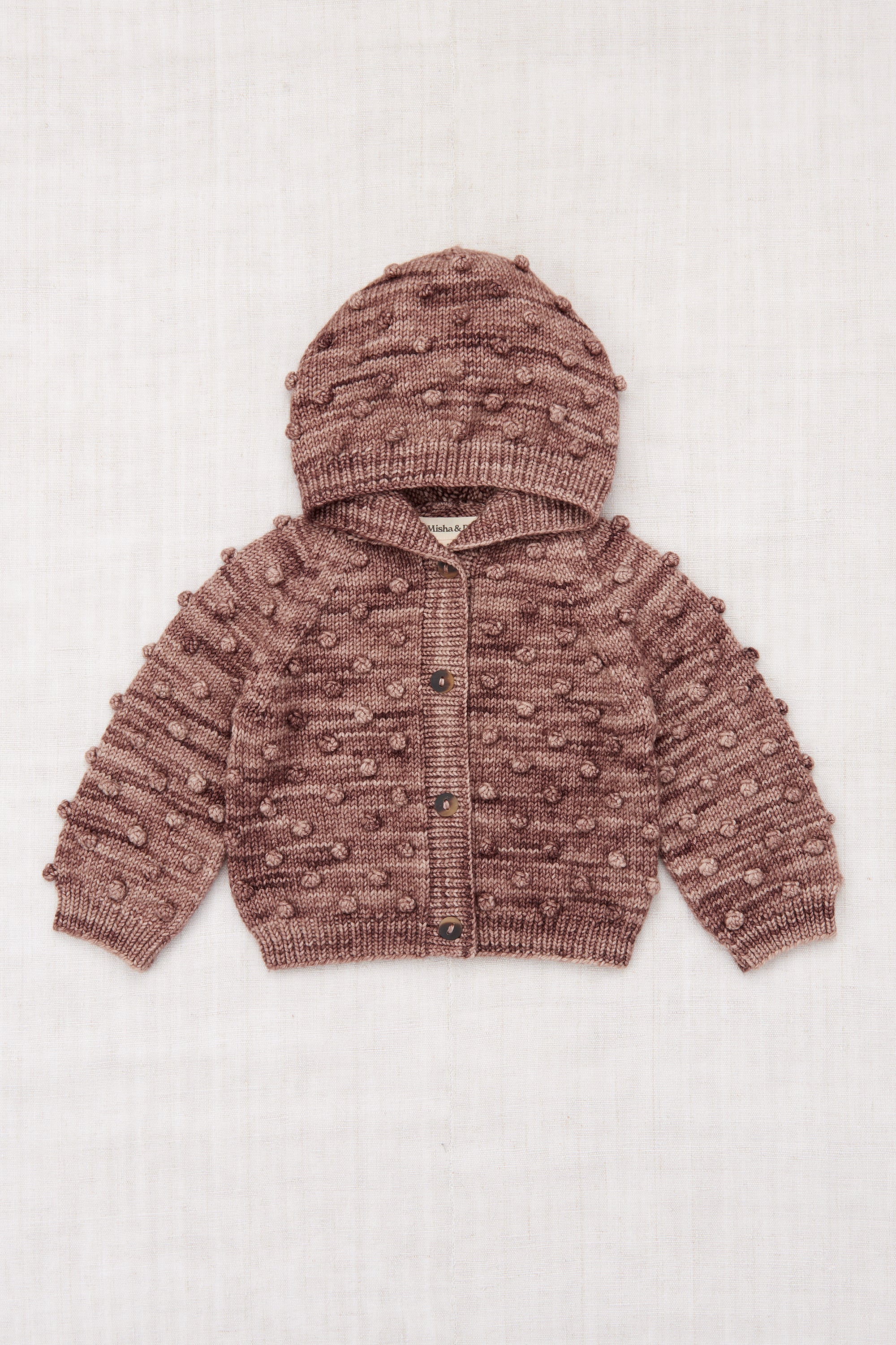 Misha&Puff Hooded Popcorn Cardigan 2-3y 【公式通販】
