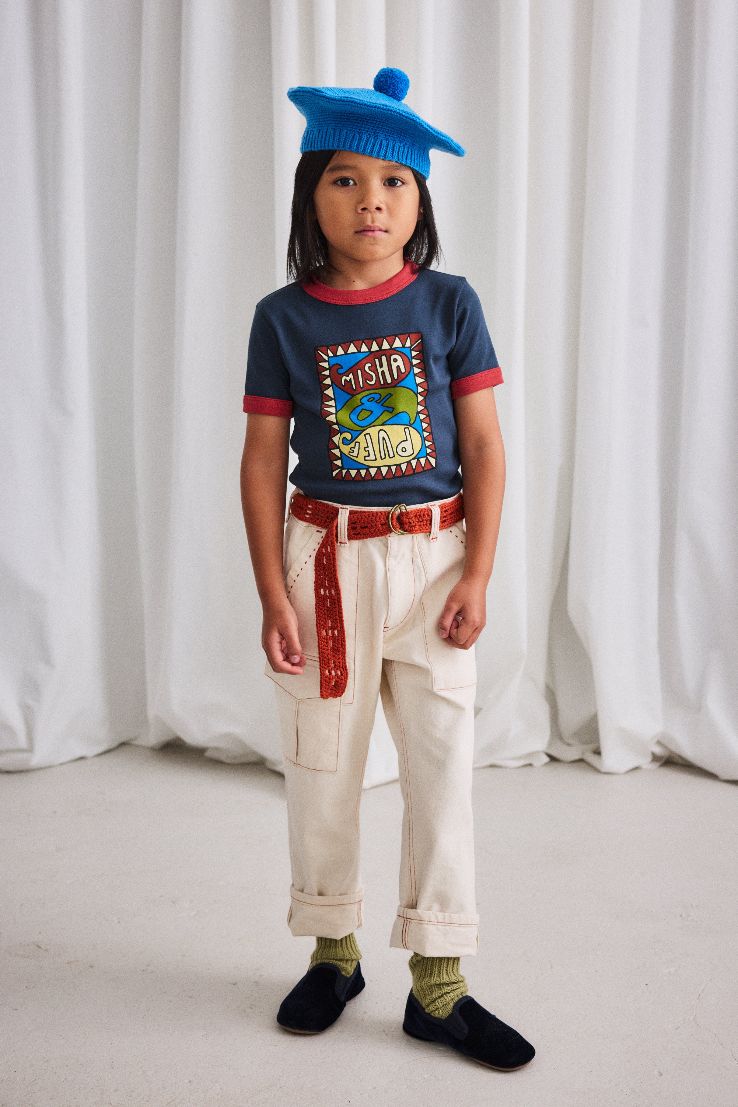 Groovy Paisley Ringer Tee – Misha & Puff