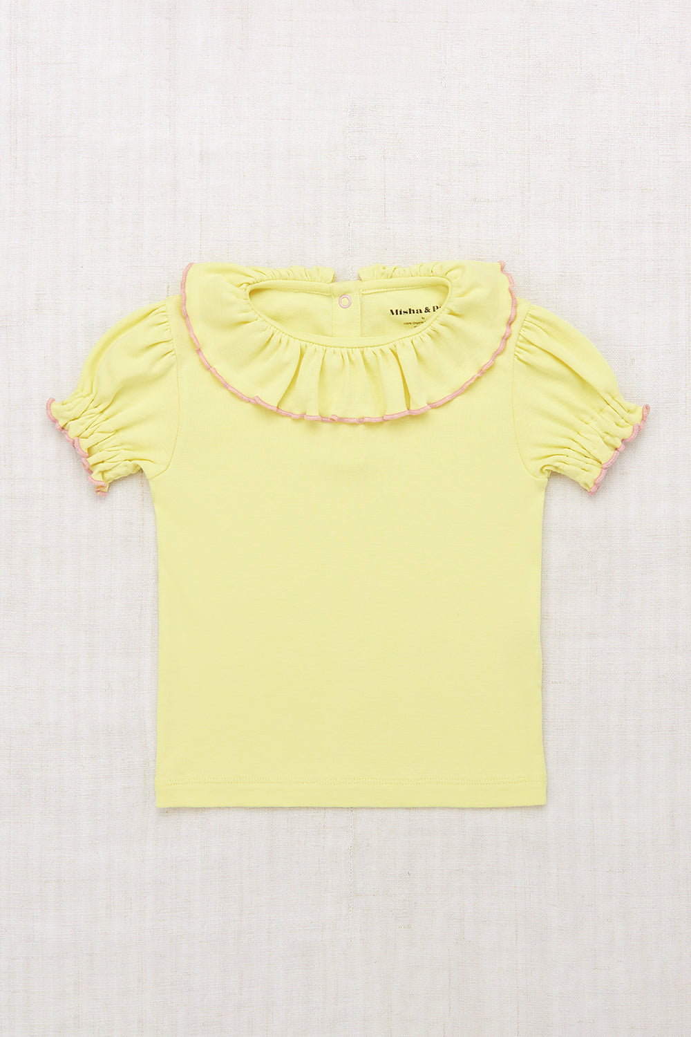 Balloon Sleeve Top | Girls Short Sleeve Shirt | Misha & Puff
