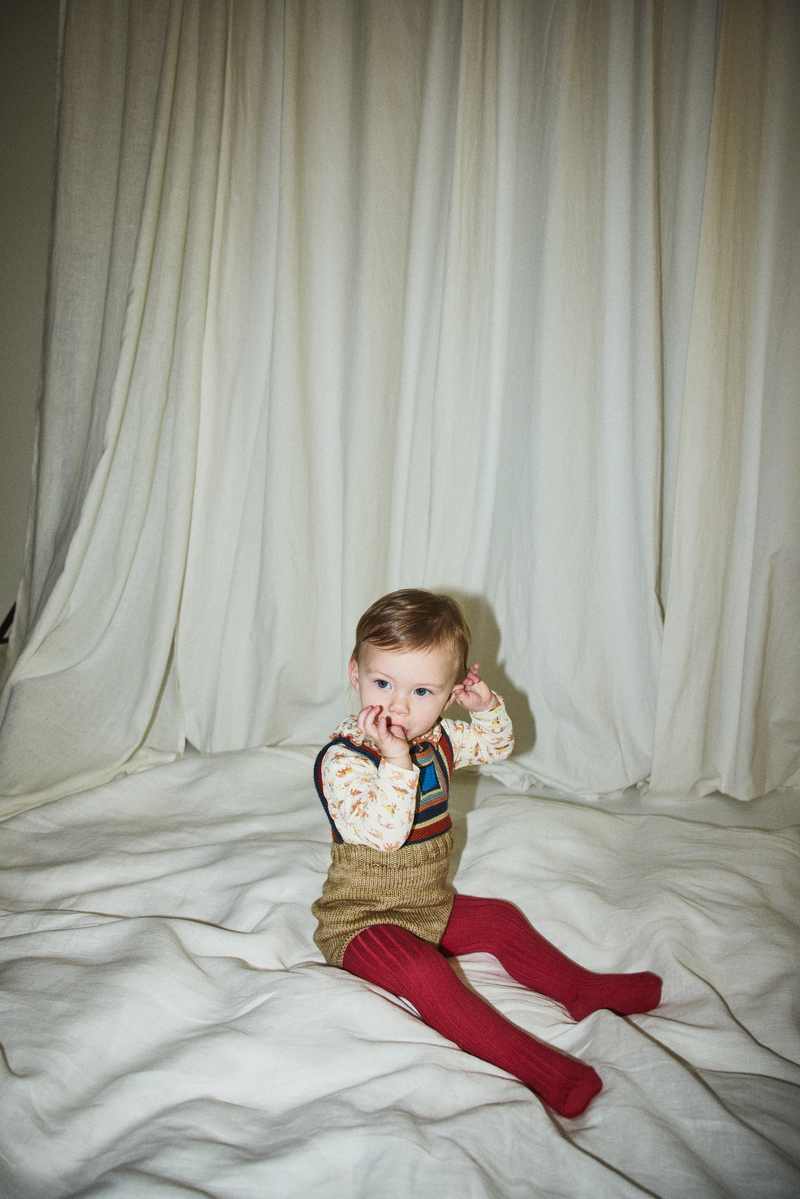 Baby Log Cabin Romper – Misha & Puff