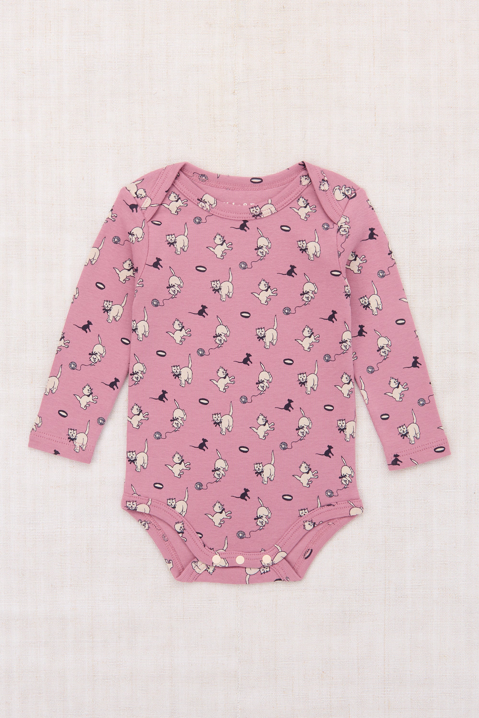 Baby Long Sleeve Scout Onesie – Misha & Puff