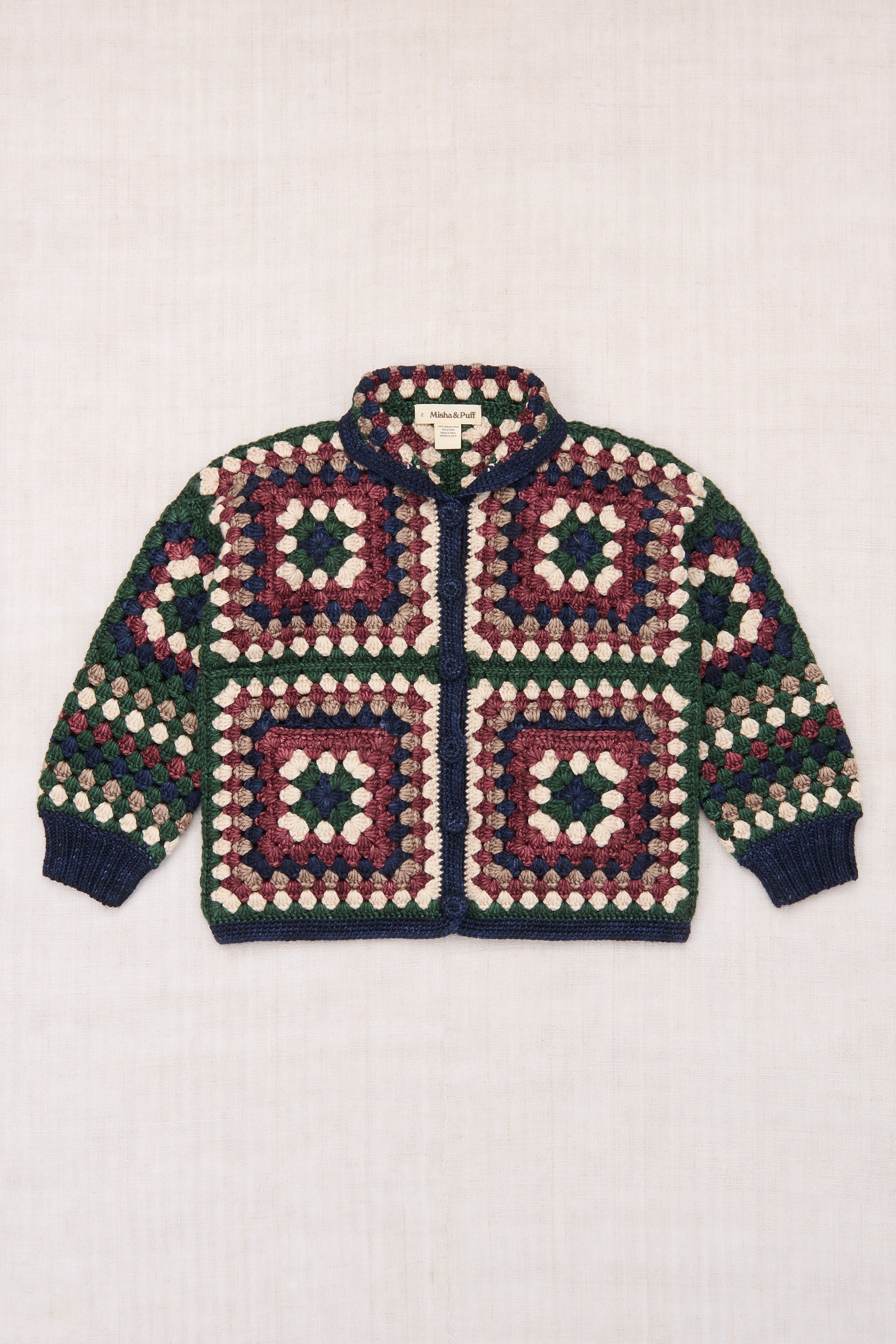 Crochet Big Square Jacket – Misha & Puff