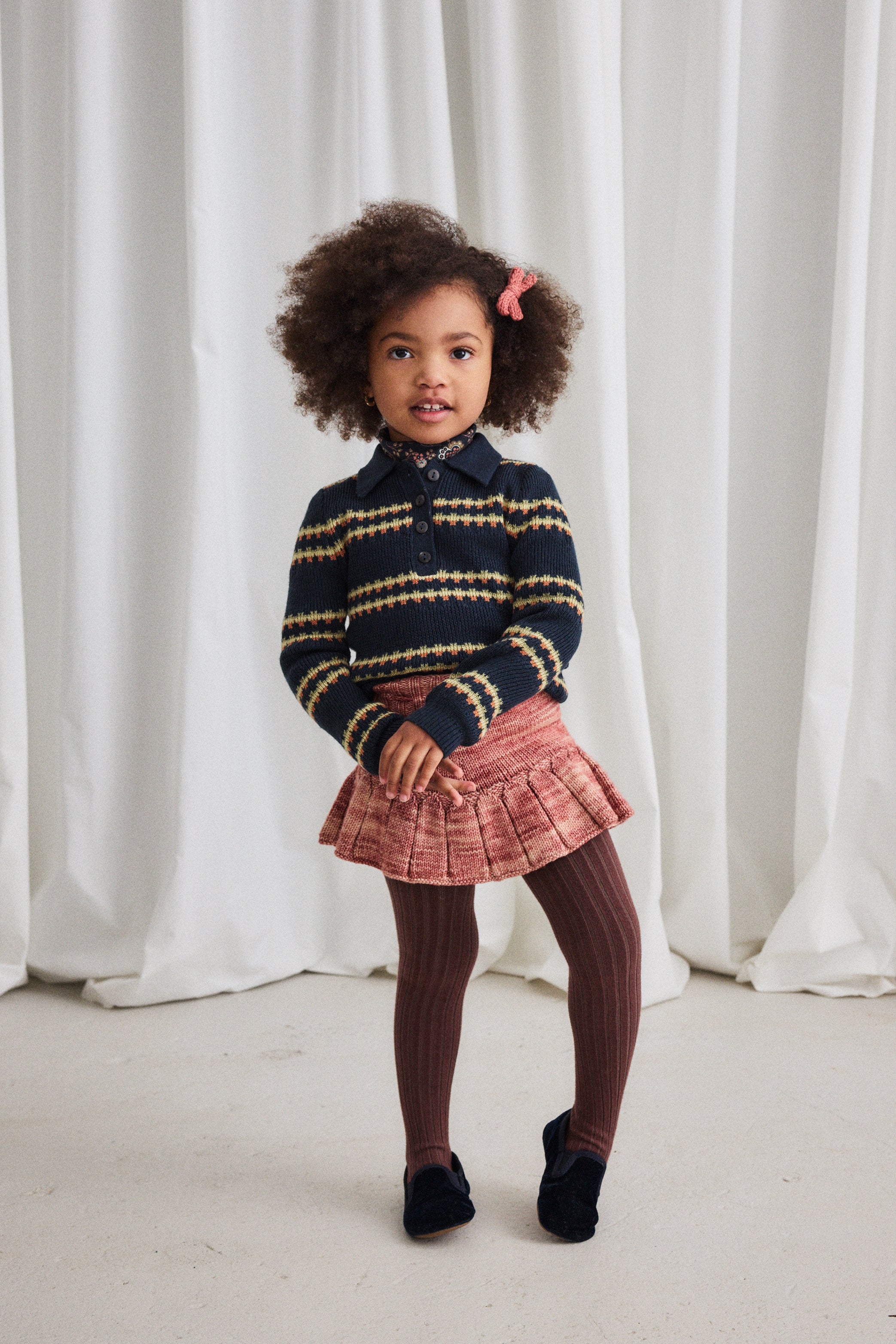 Garter Hat – Misha & Puff