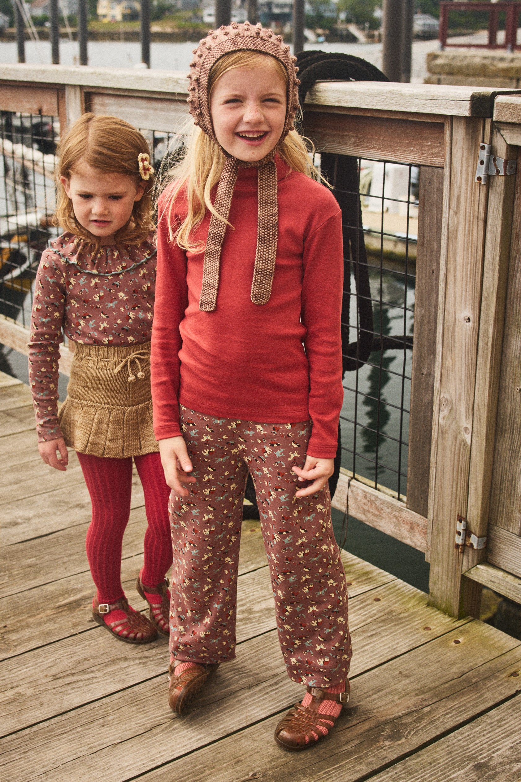 misha＆puff A-Pant Cola Flora Tierra 4y A-Pants in Cola Flora