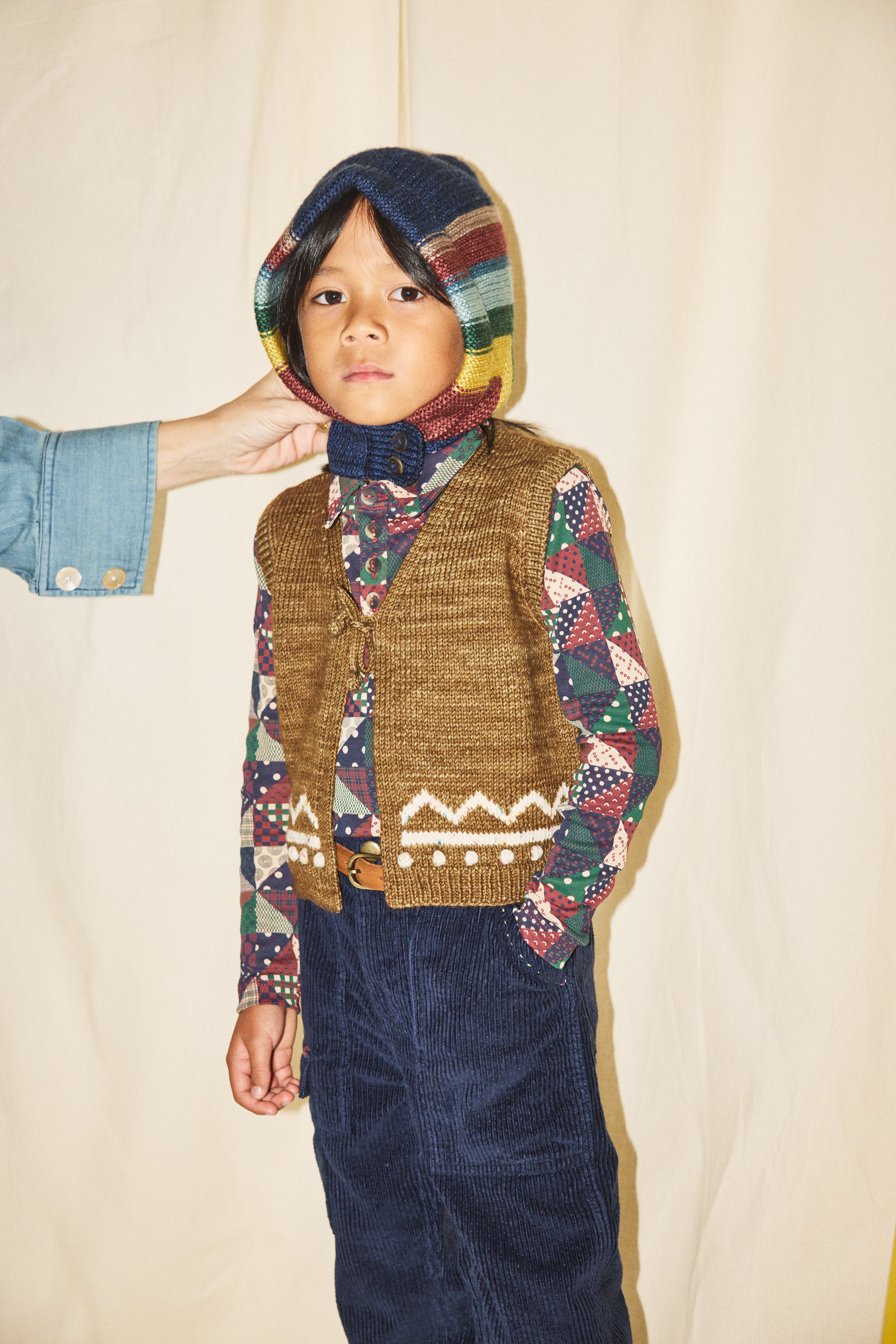 Zig Zag Vest – Misha & Puff