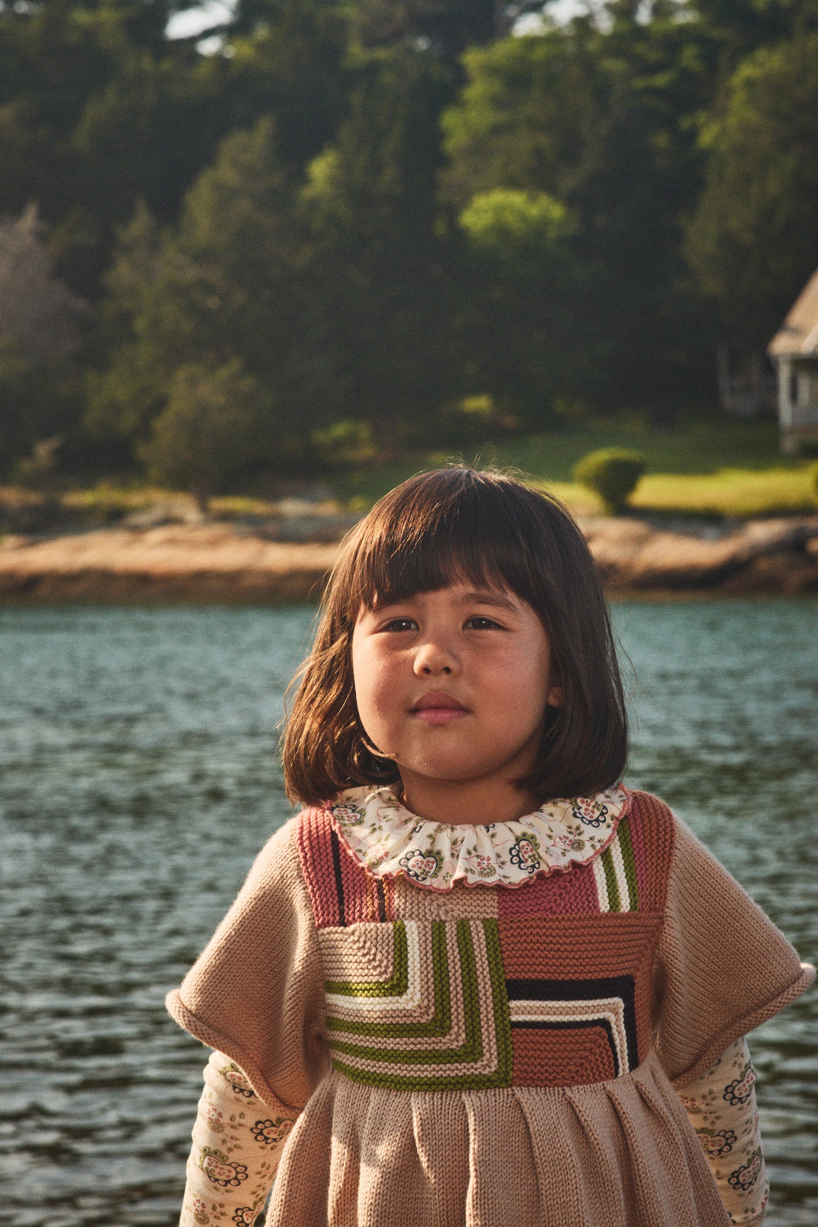 Mitered Square Dress – Misha & Puff