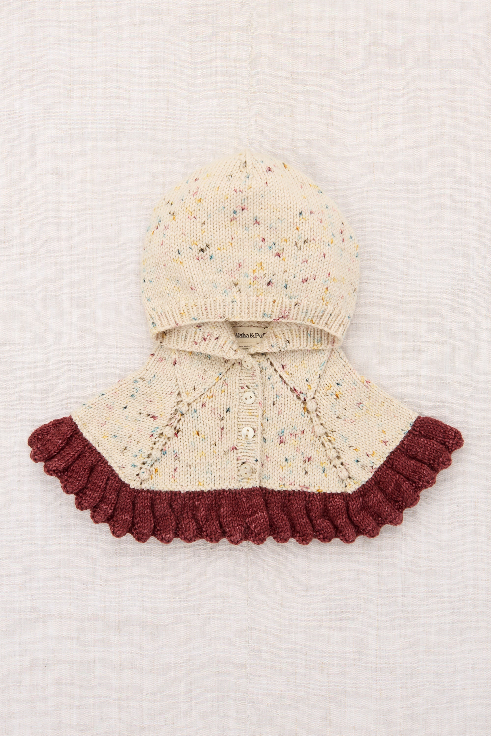 misha and puff Ruffle Capelet Ink 6-8y 【公式通販】