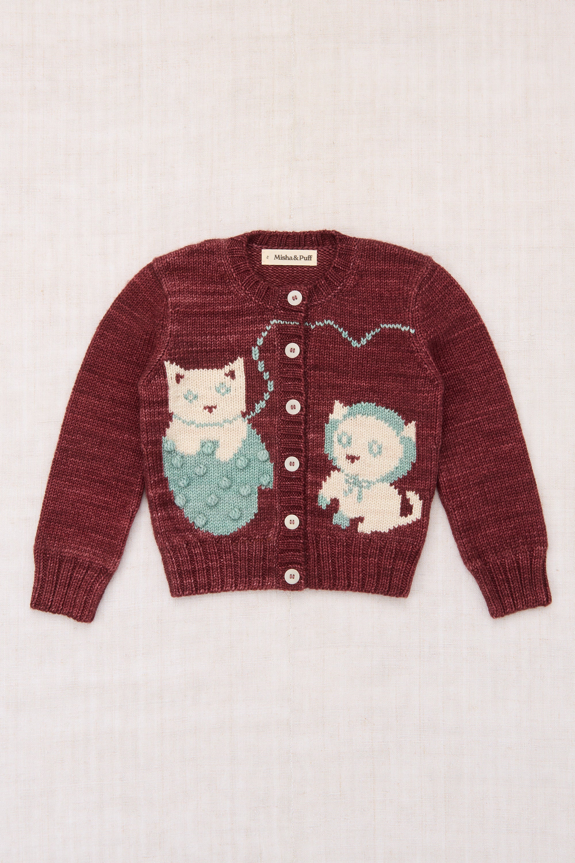 Three Little Kittens Cardigan – Misha & Puff