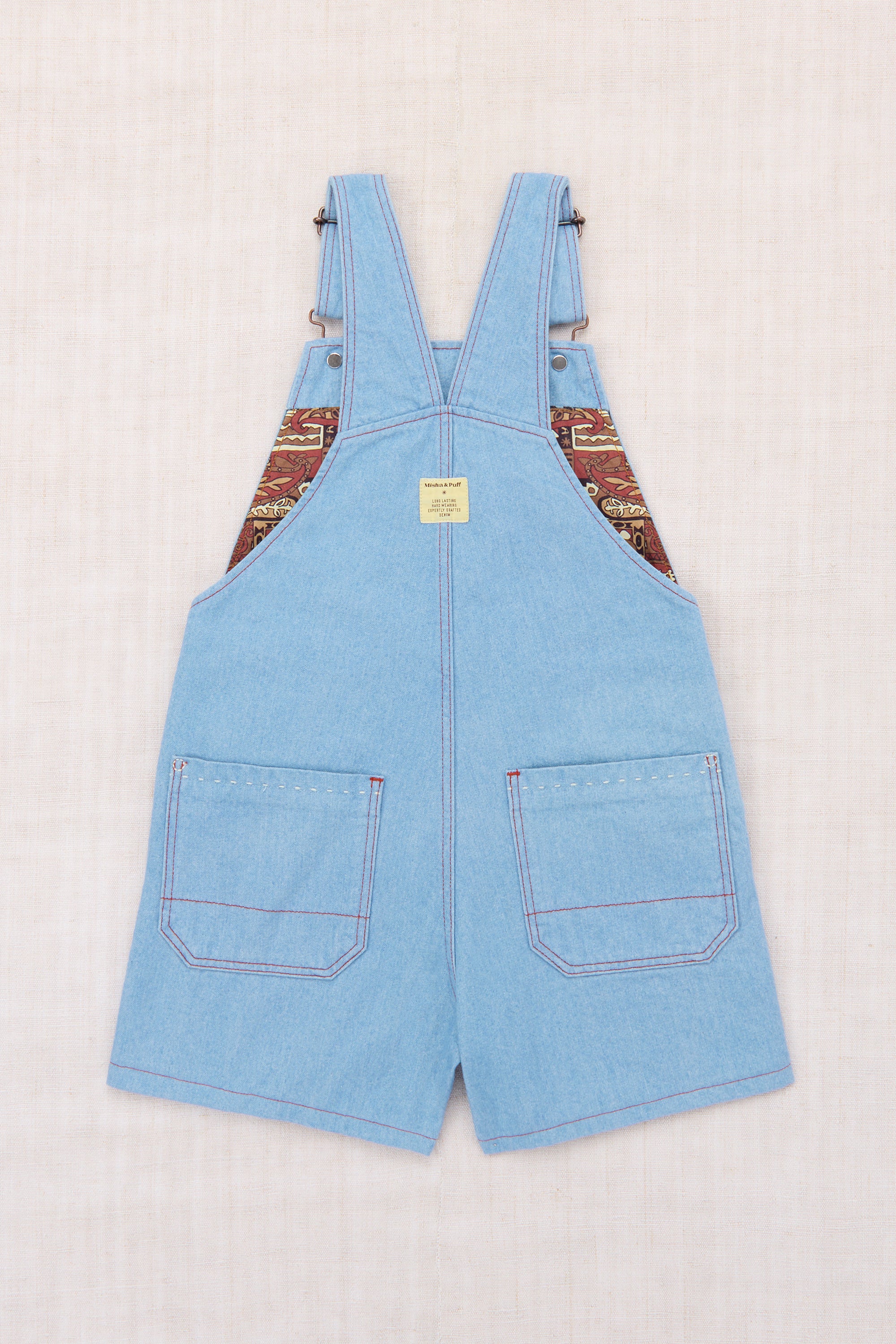 Zip Overall Shorts – Misha & Puff