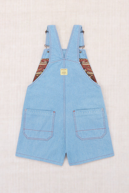 Zip Overall Shorts
