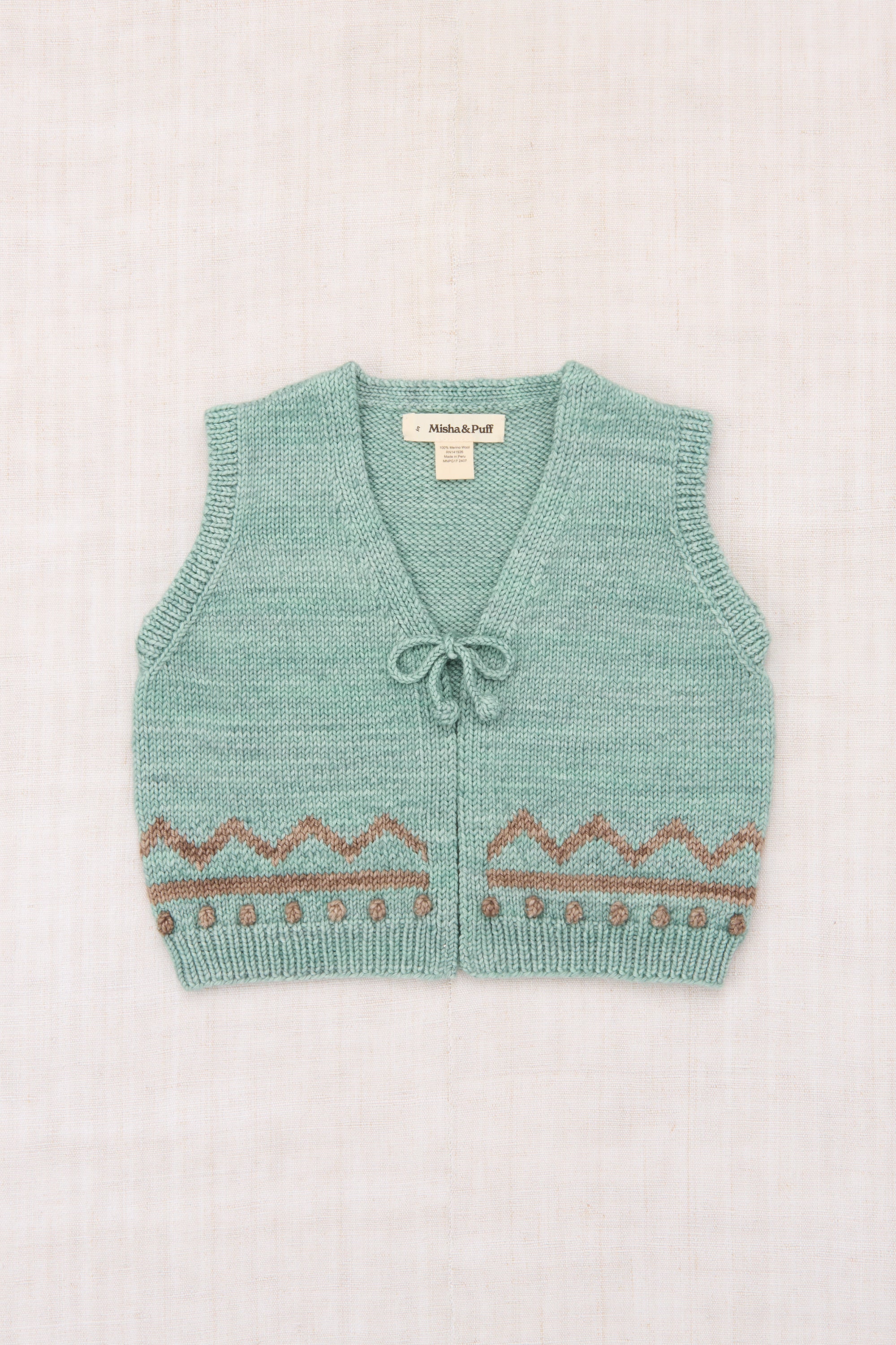 Zig Zag Vest – Misha & Puff