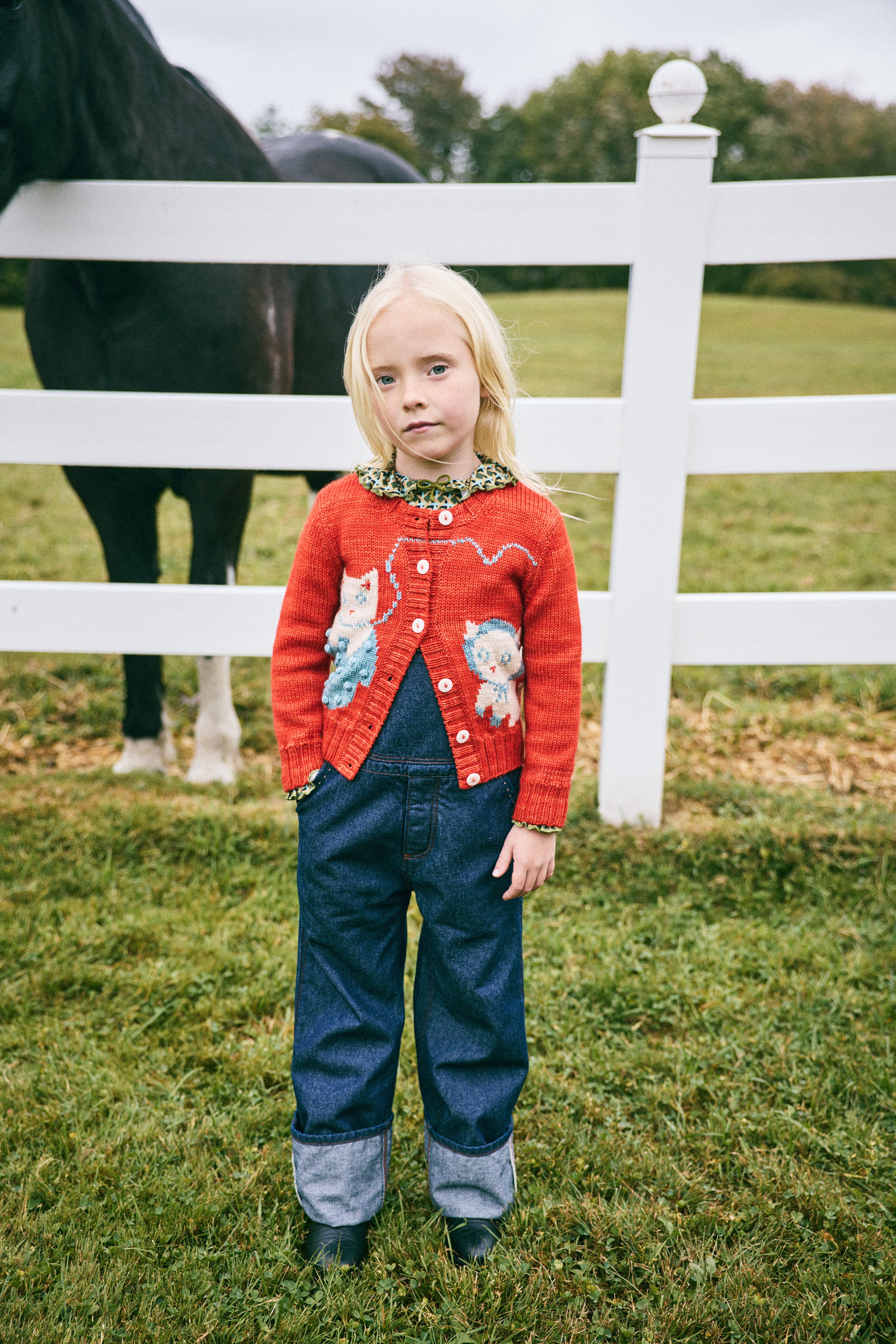 Three Little Kittens Cardigan – Misha & Puff