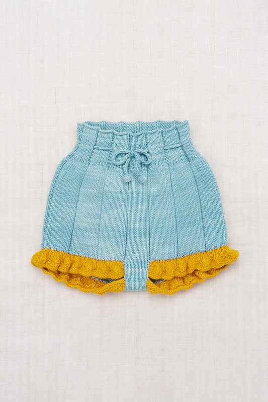 Scallop Hem Shorts