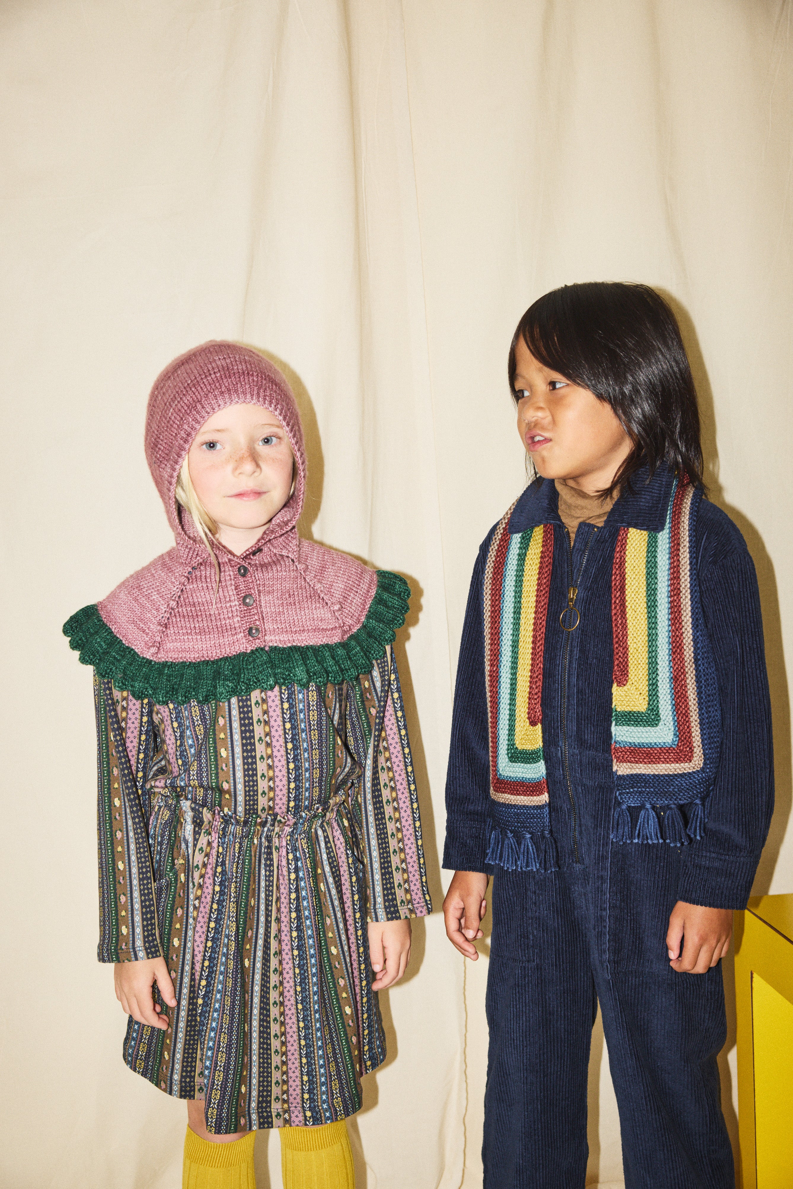 Ruffle Capelet – Misha & Puff