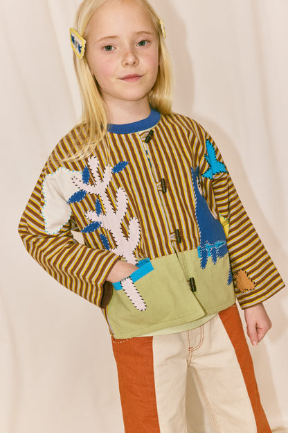 Catscape Appliqué Jacket